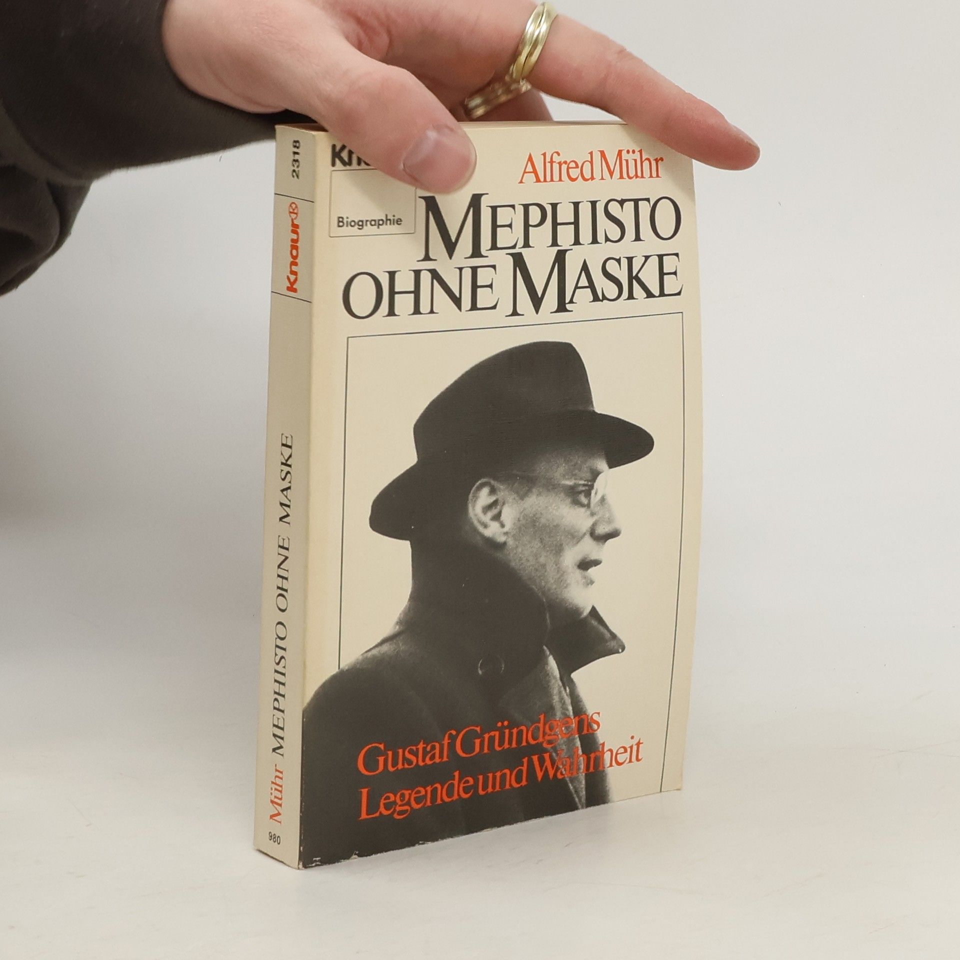 Alfred Mühr Mephisto ohne Maske