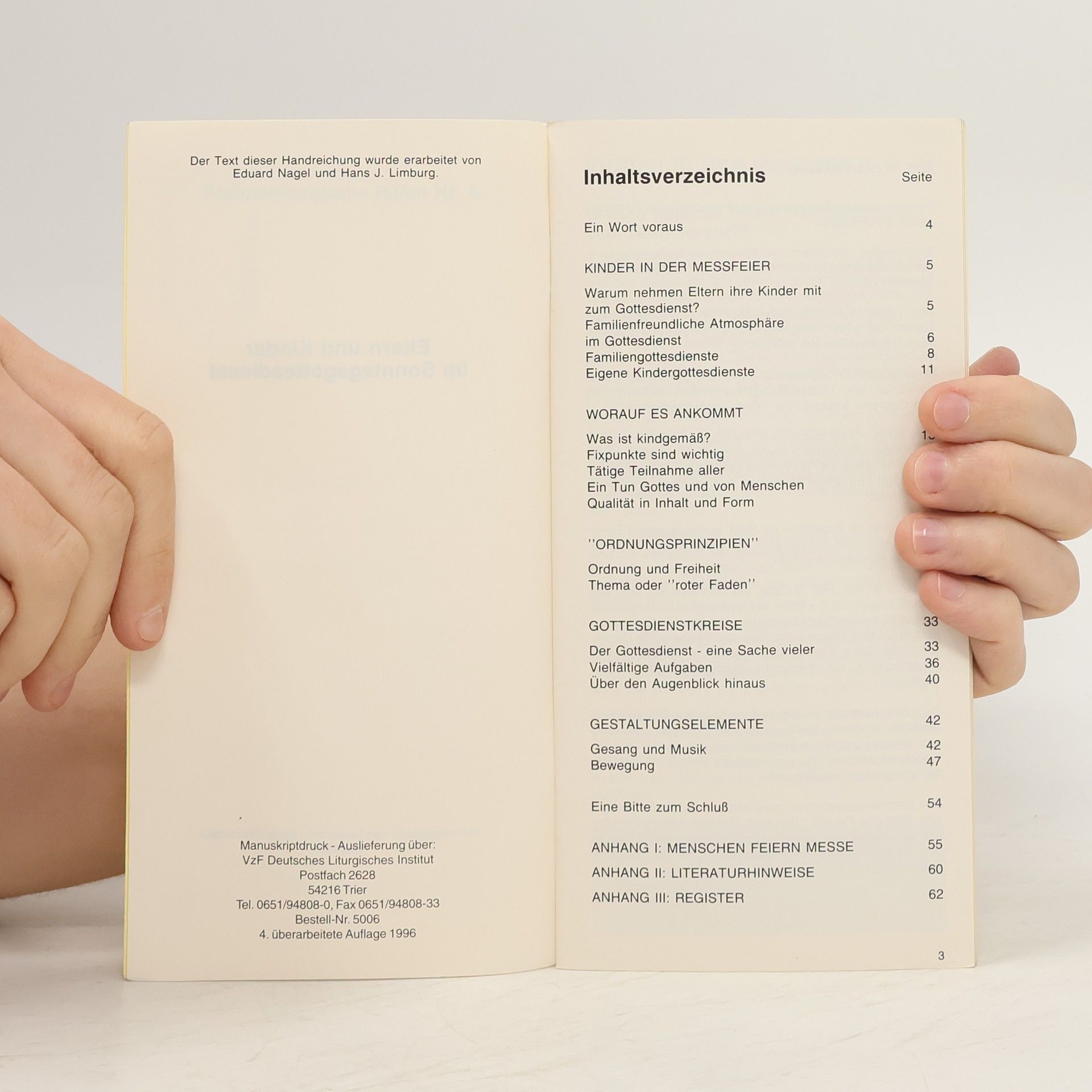 Autorenkollektiv Eltern und Kinder im Sonntagsgottesdienst 6