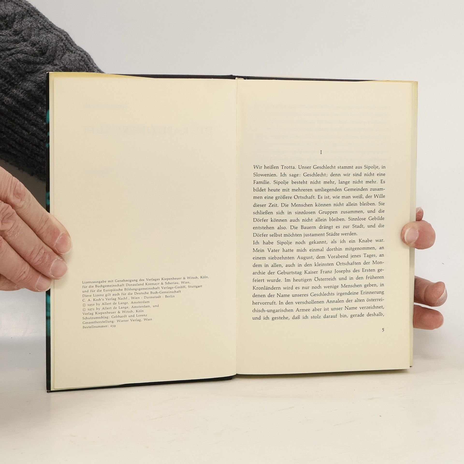 Joseph Roth Die Kapuzinergruft