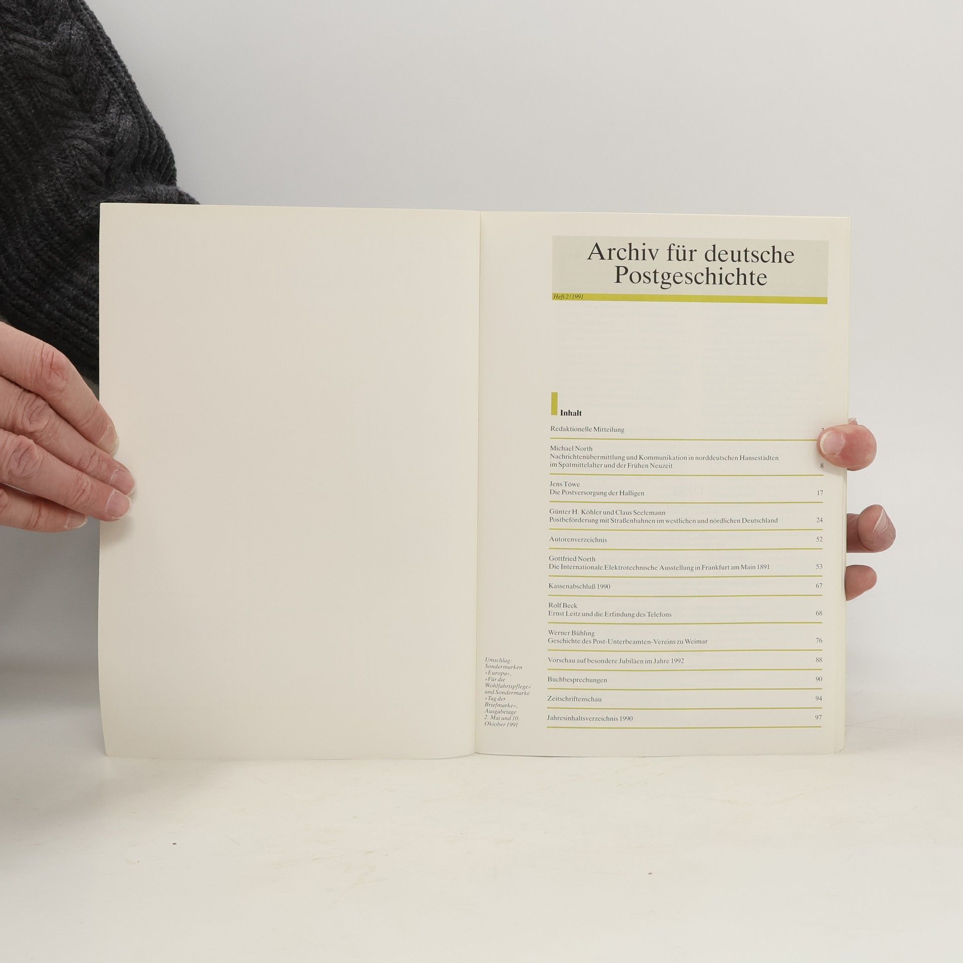 kolektiv Archiv für deutsche Postgeschichte 2/1991