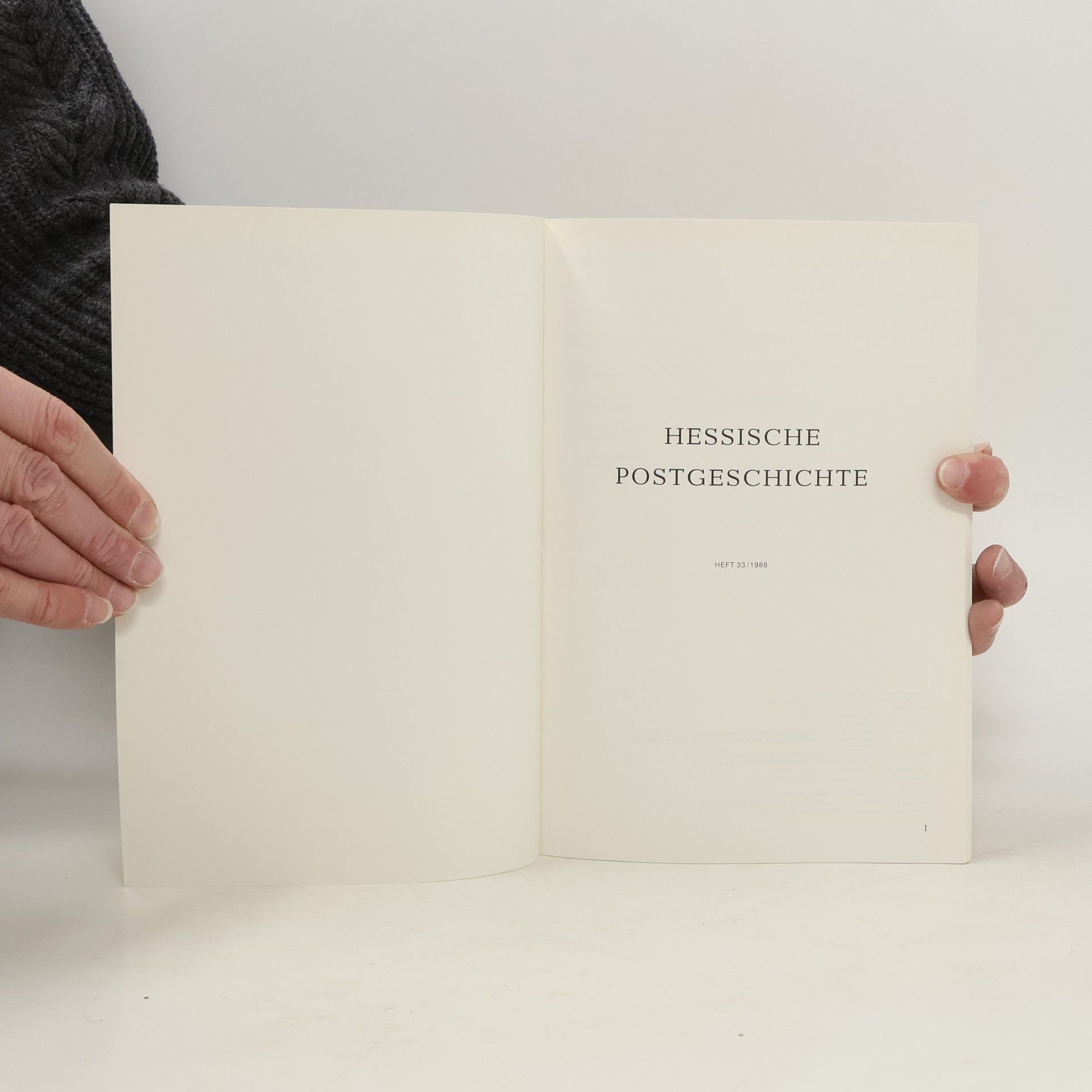 kolektiv Hessische Postgeschichte 33/1988