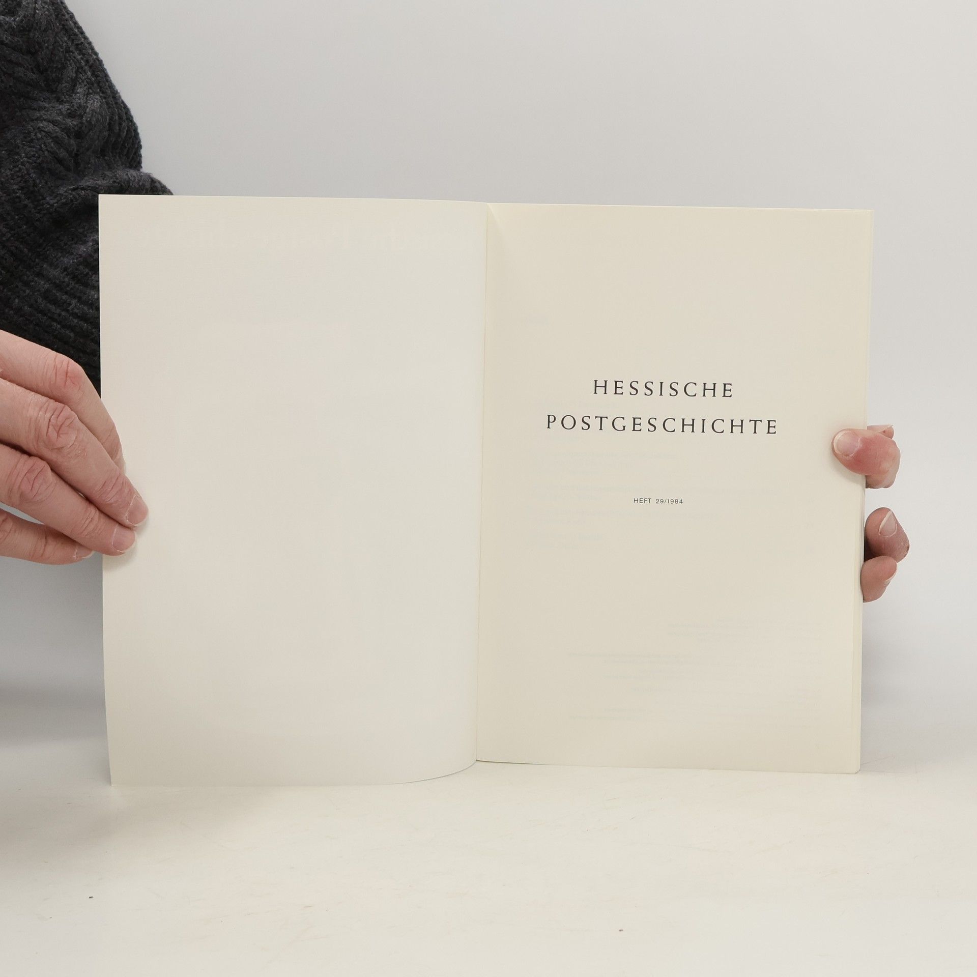 kolektiv Hessische Postgeschichte 29/1984