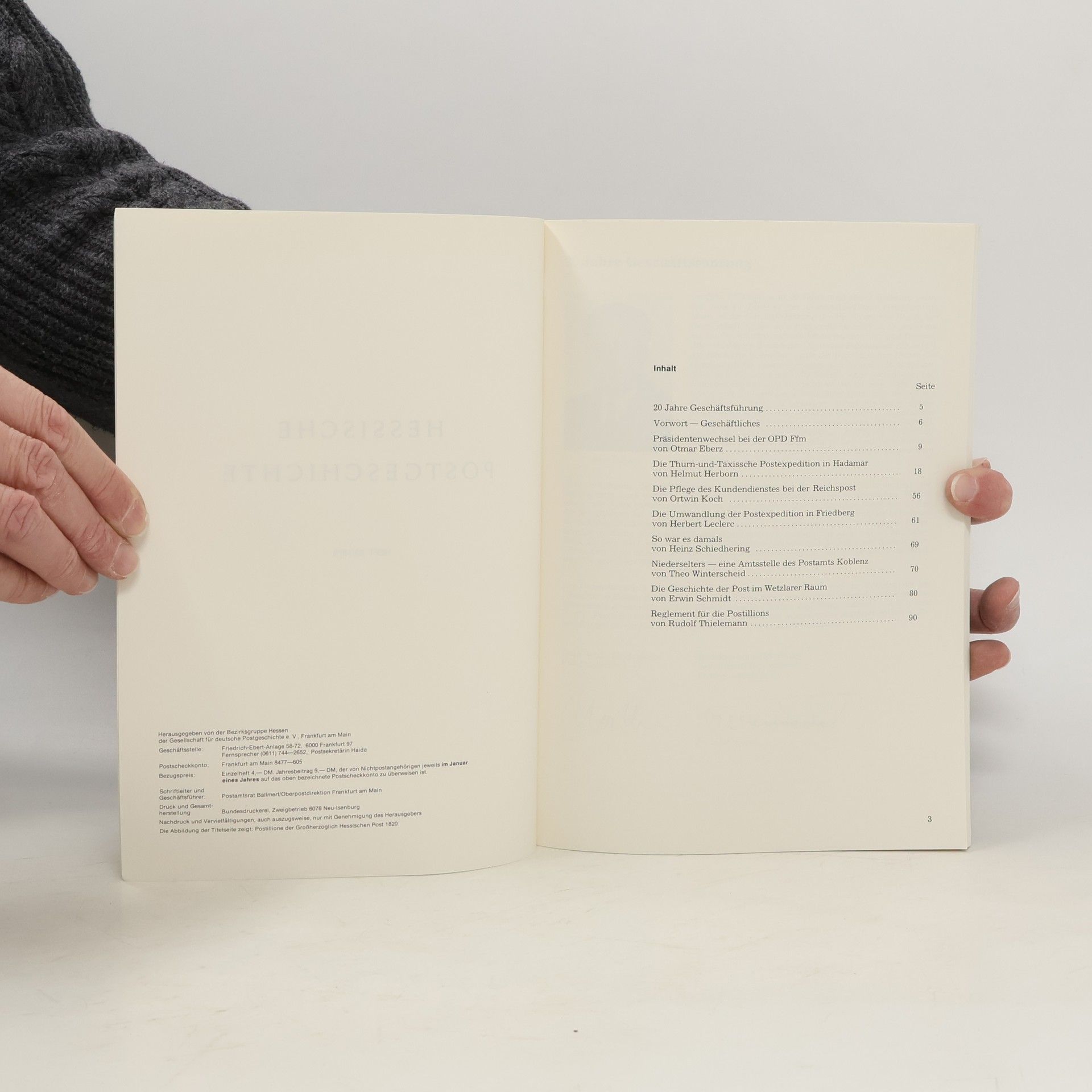 kolektiv Hessische Postgeschichte 23/1978