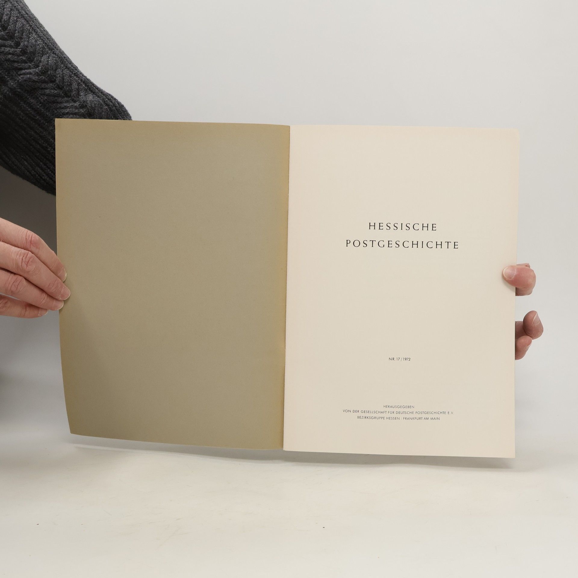 kolektiv Hessische Postgeschichte 17/1972