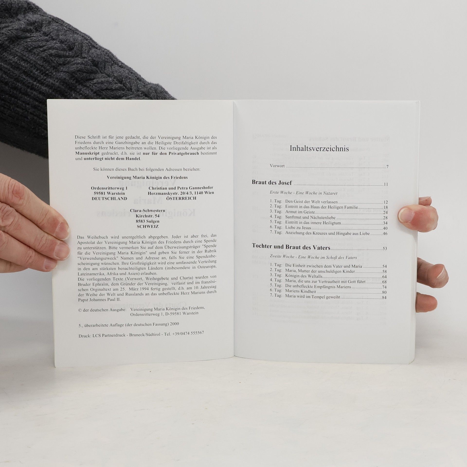 Autorenkollektiv Vereinigung Maria Königin des Friedens