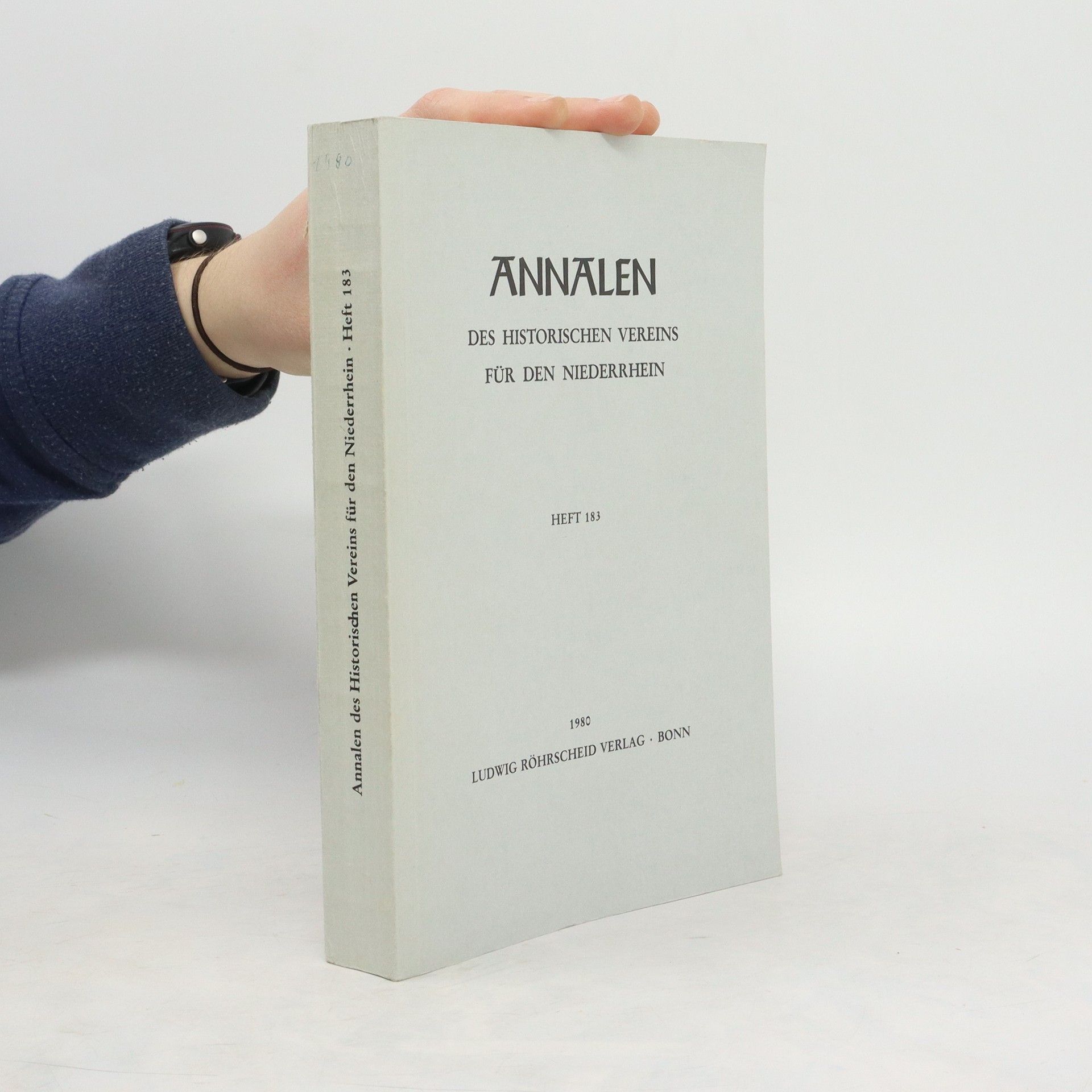 kolektiv Annalen des Historischen Vereins für den Niederrhein 183