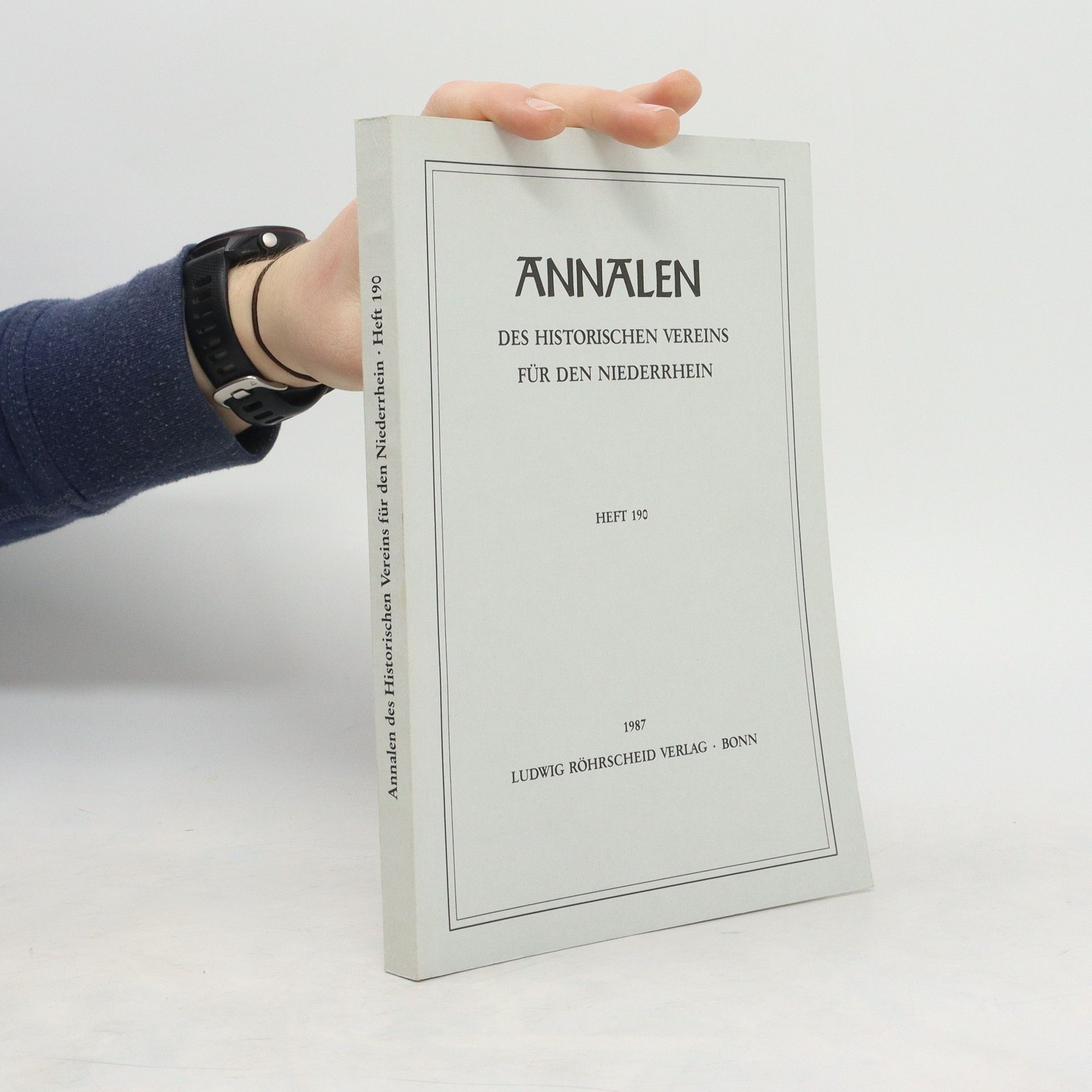 Collectif d'auteurs Annalen des Historischen Vereins für den Niederrhein. Heft 190