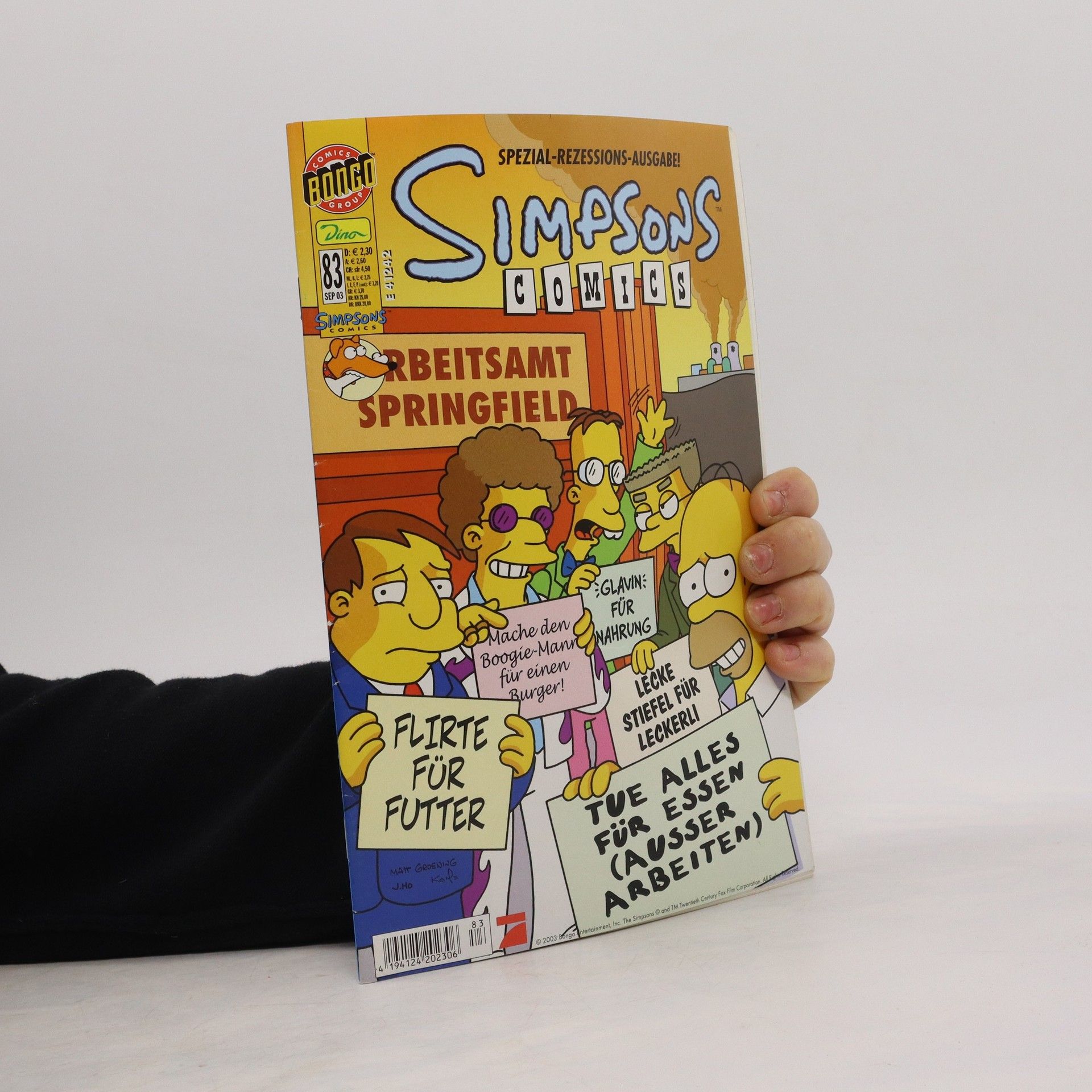 Auteurscollectief Simpsons comics 9/2003