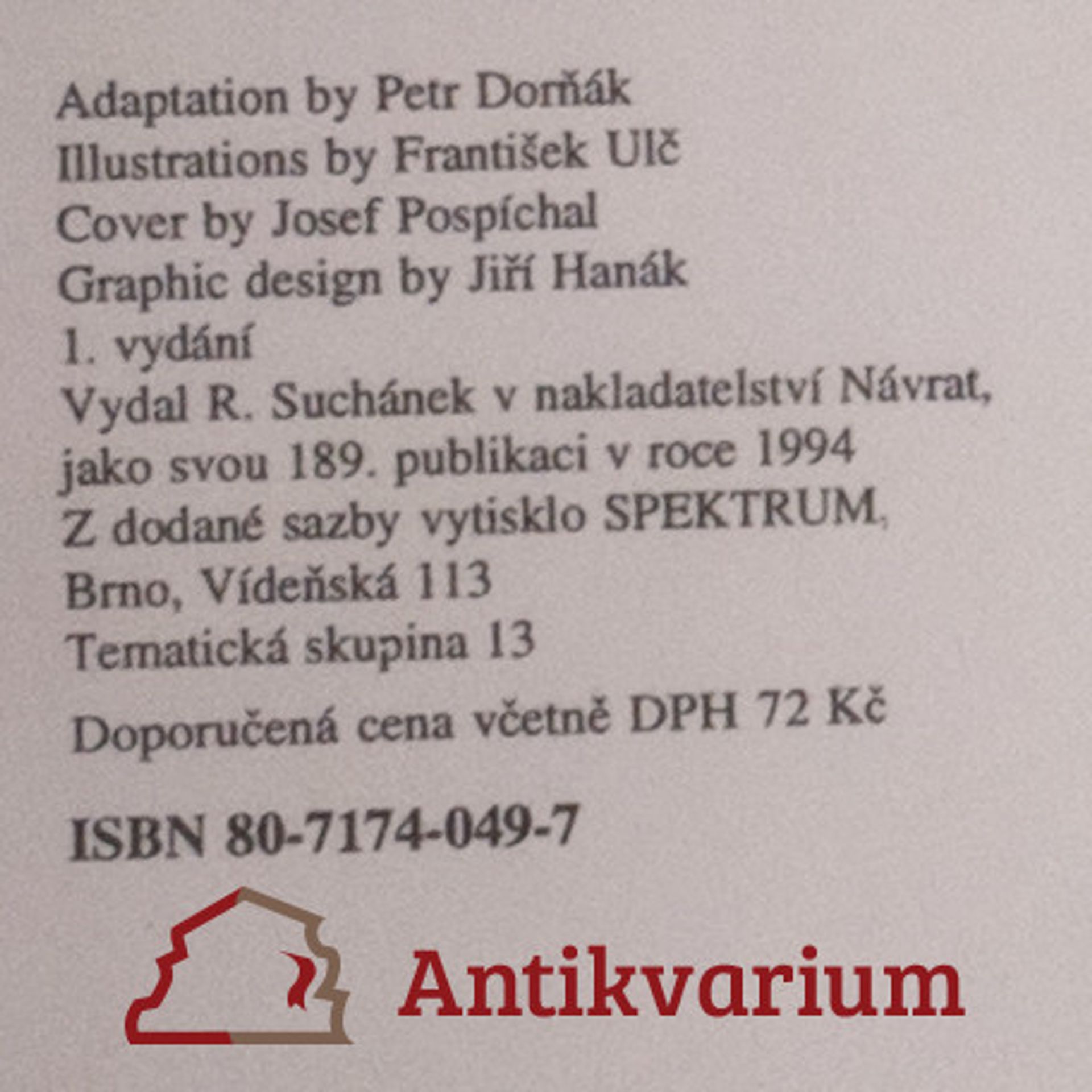 František Ulč Ztracená rokle