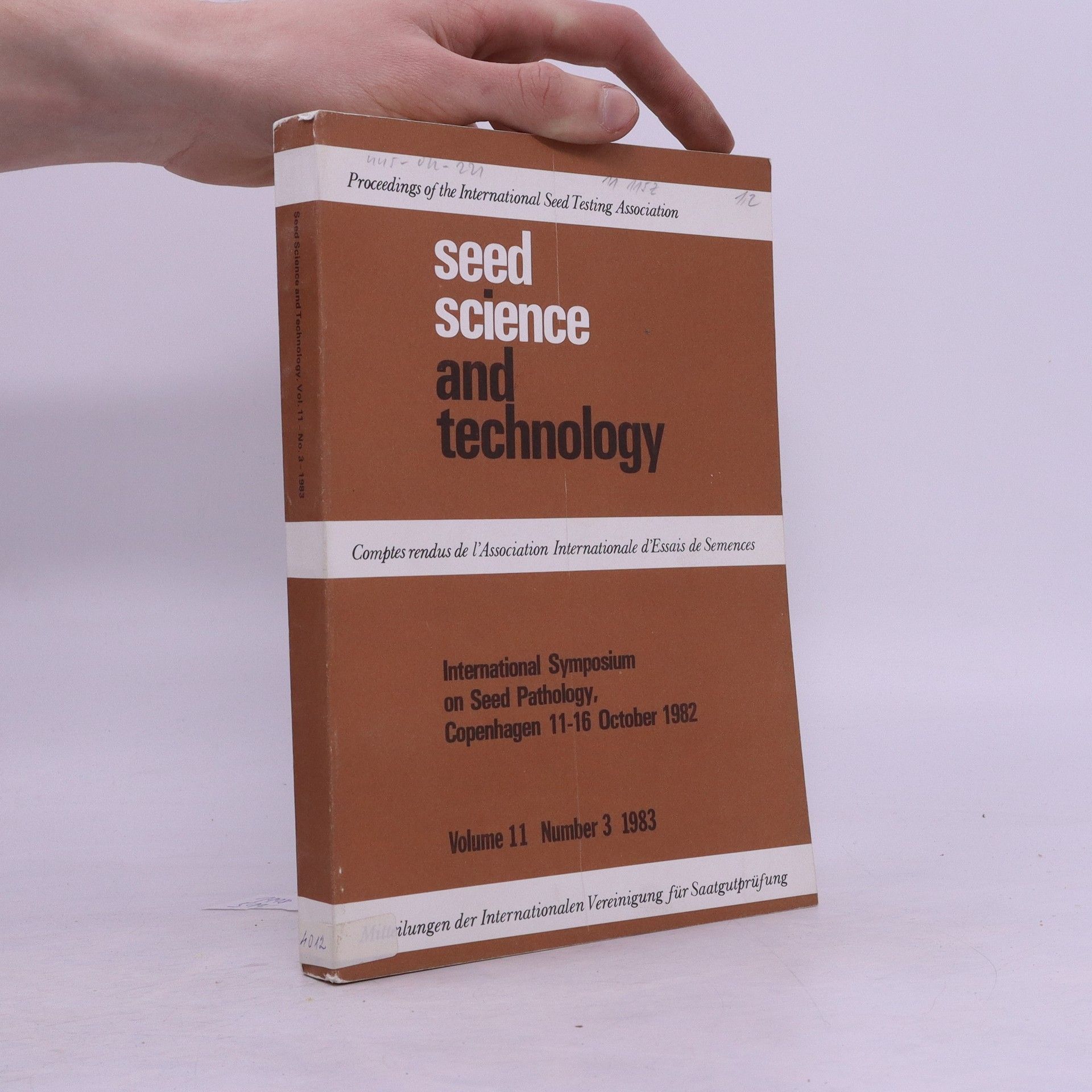 AA.VV. Seed Science and Technology