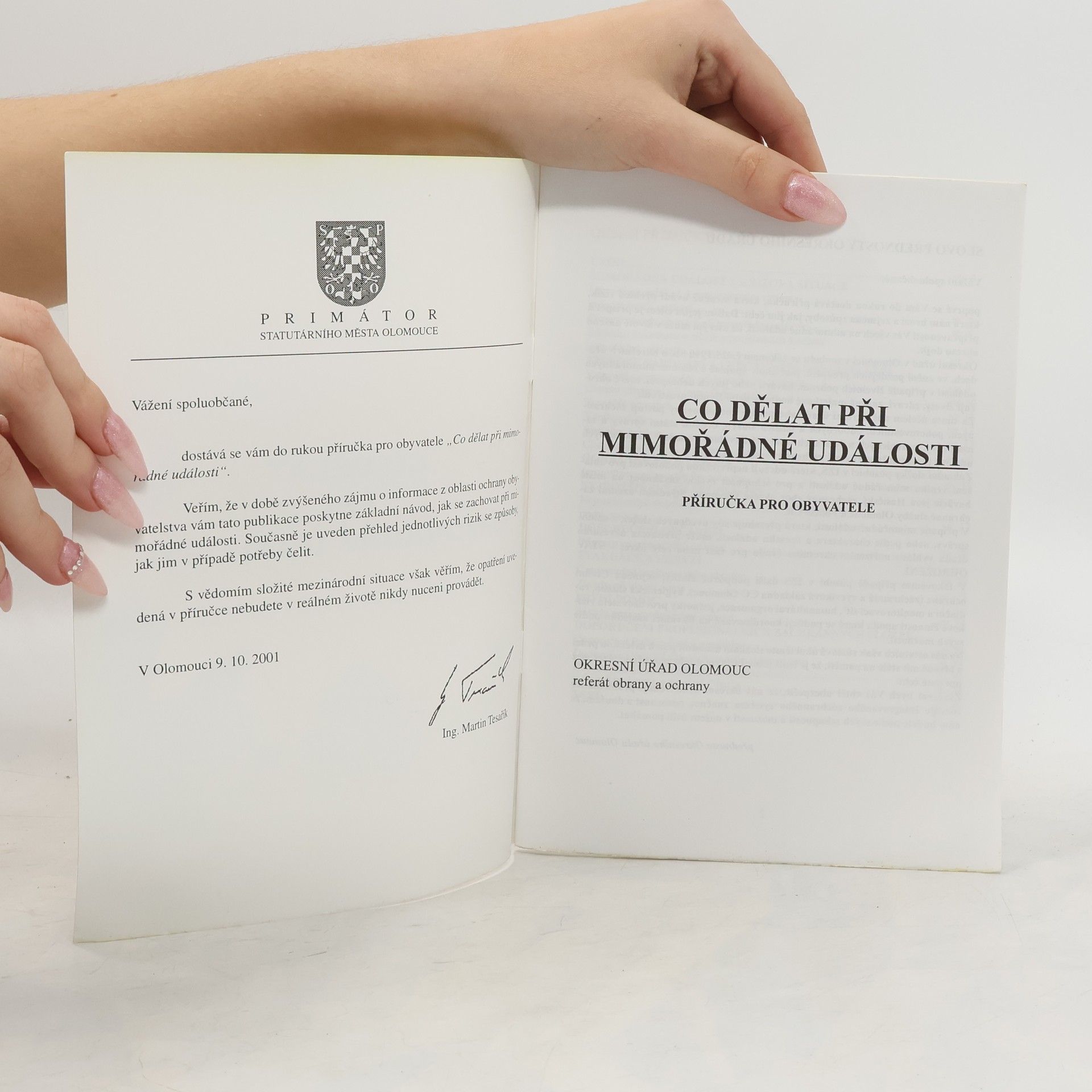 kolektiv Co dělat při mimořádné události: příručka pro obyvatele