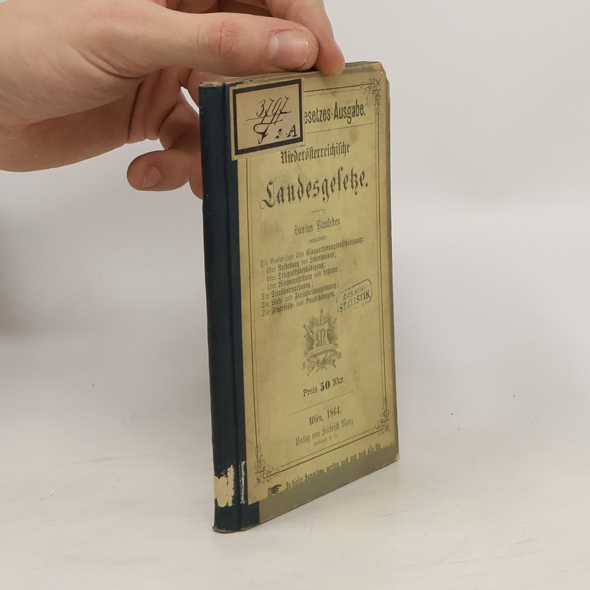 Autorenkollektiv Niederösterreichische Landesgesetze. Zweites Bändchen