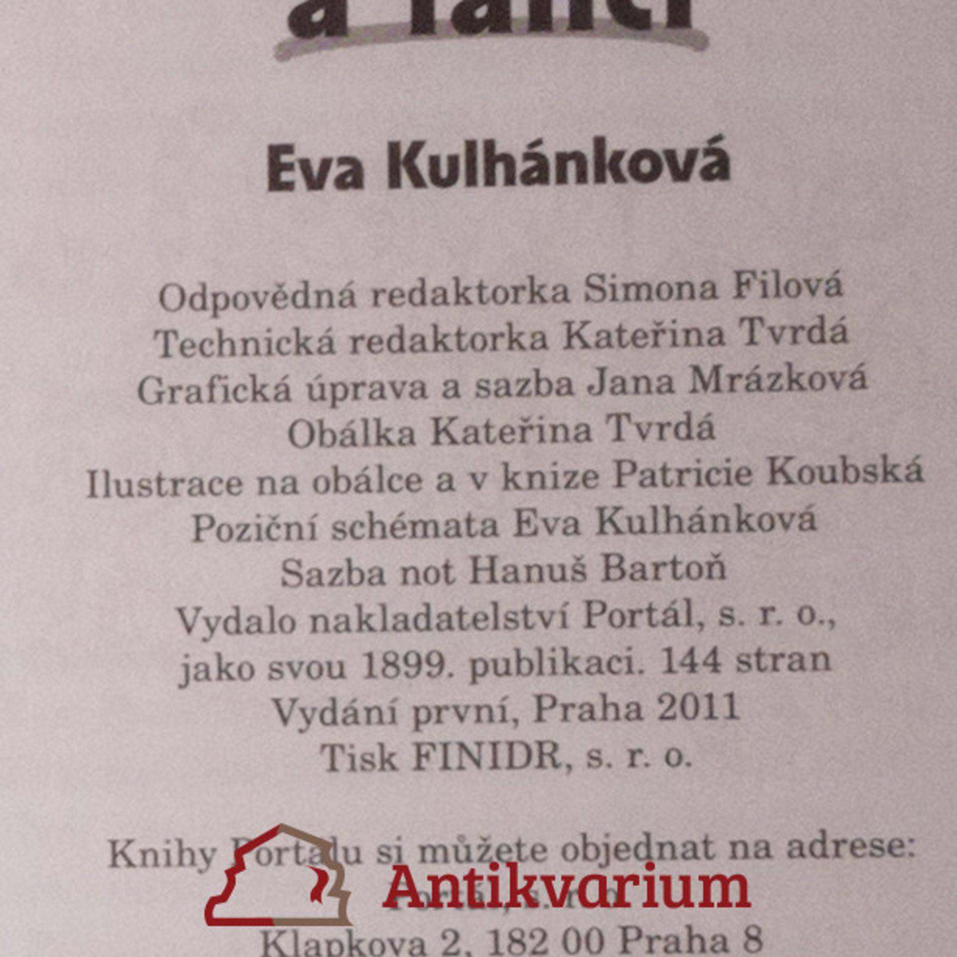 Eva Černošová Zvířátka ve hře, písni a tanci