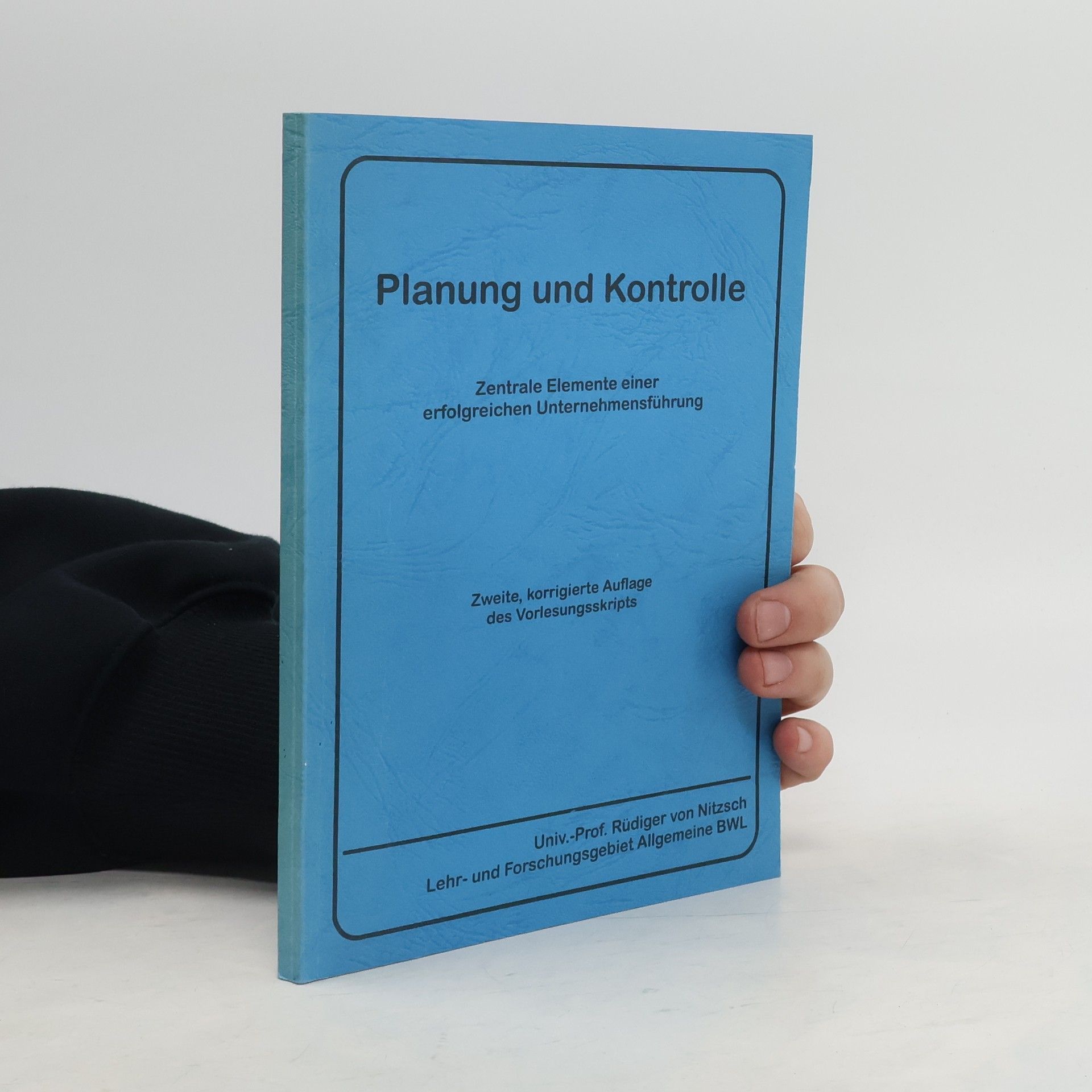 Autorenkollektiv Planung und Kontrolle
