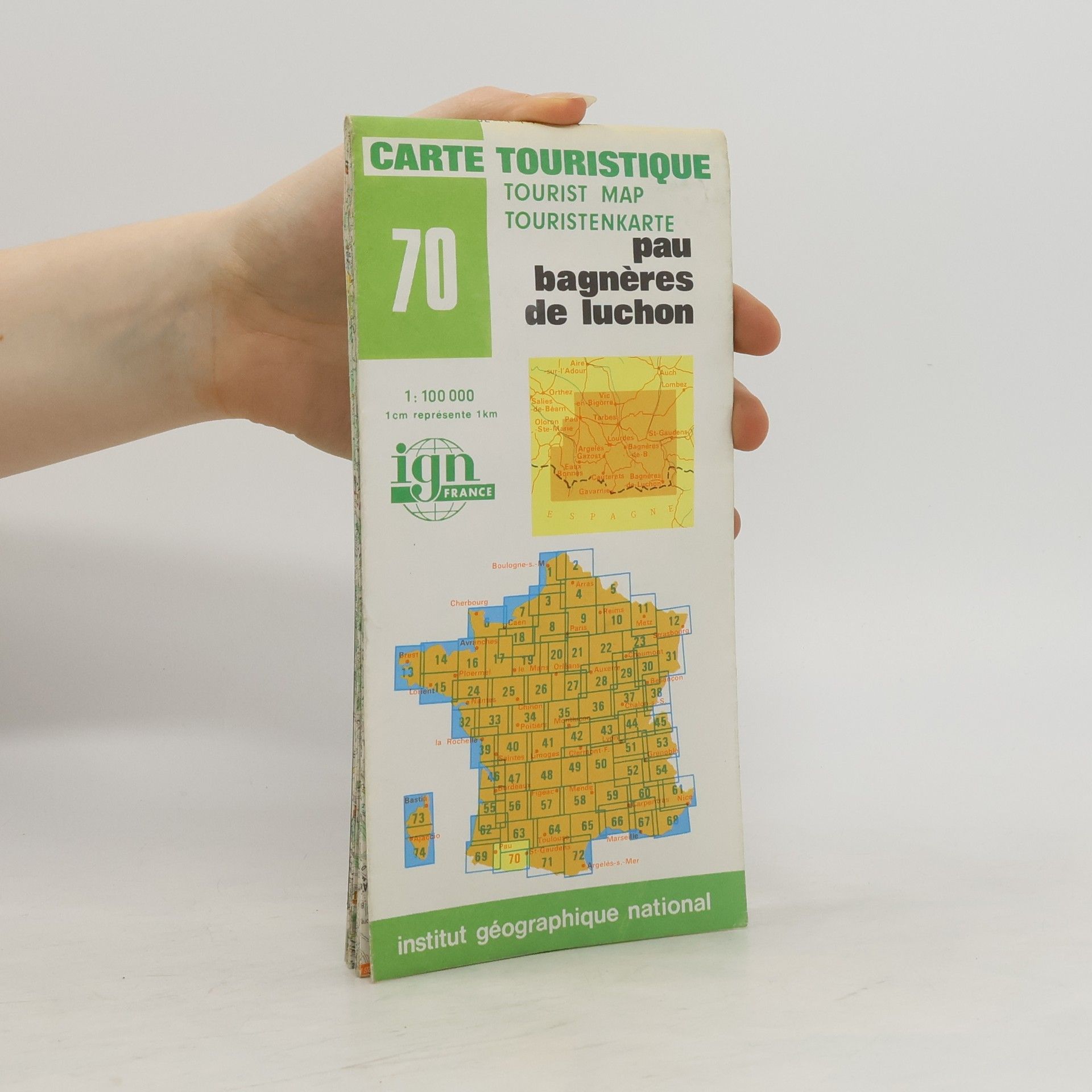 Collectif d'auteurs Carte Touristique 70