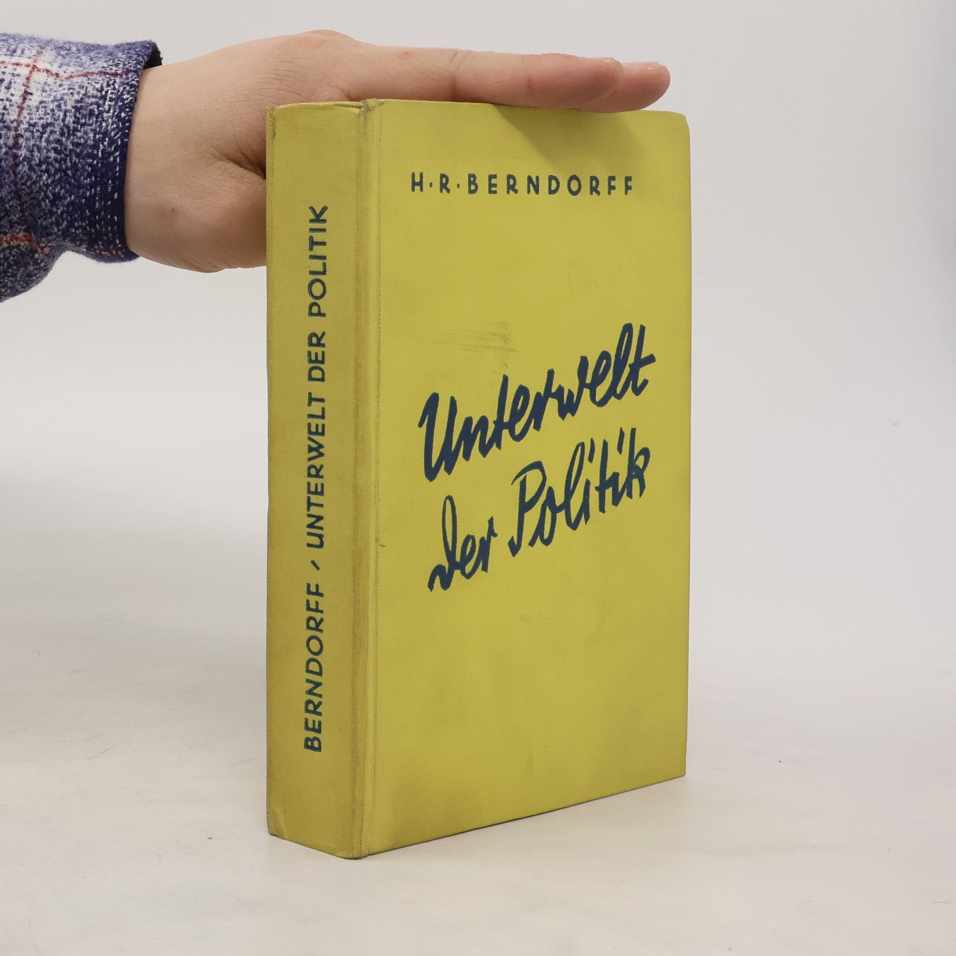 H. R. Berndorff Unterwelt der Politik