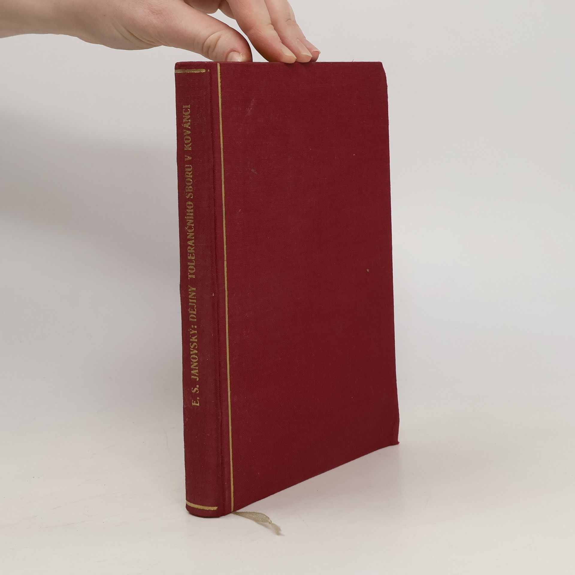 F. S. Janovský Dějiny tolerančního sboru v Kovánci