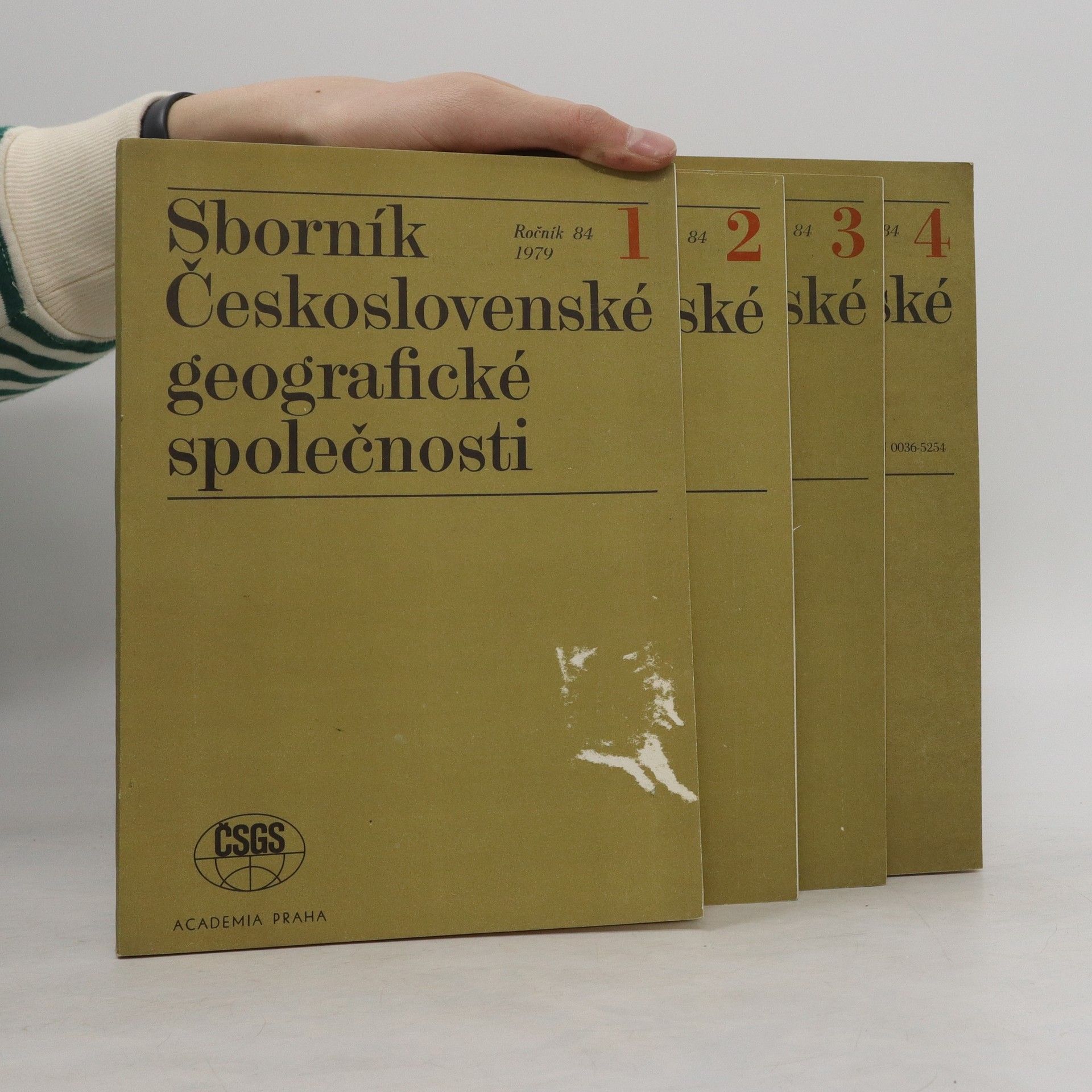 Auteurscollectief Sborník Československé geografické společnosti 1-4