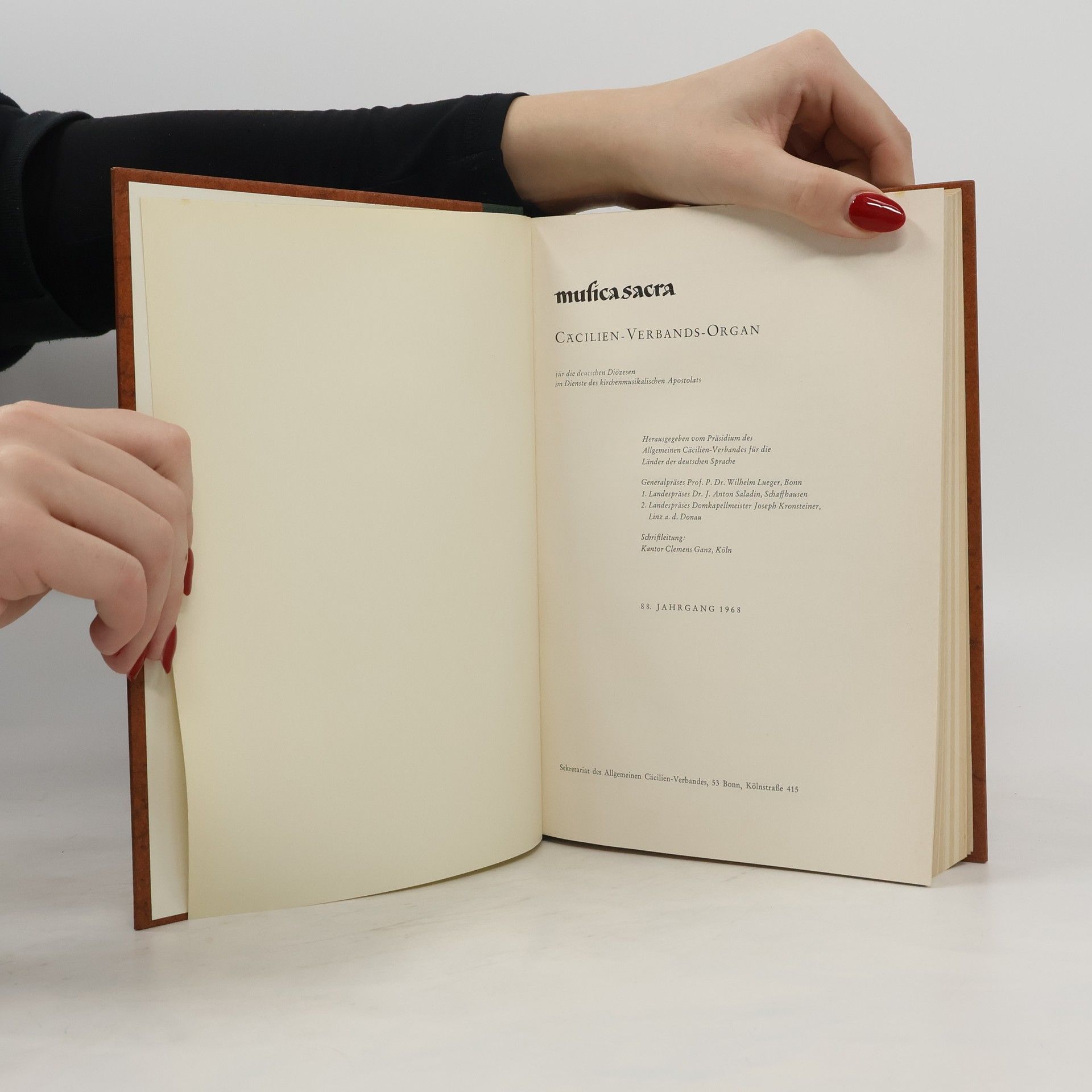 Autorenkollektiv Musica sacra. Cäcilien-Verbands-Organ 1968/1969