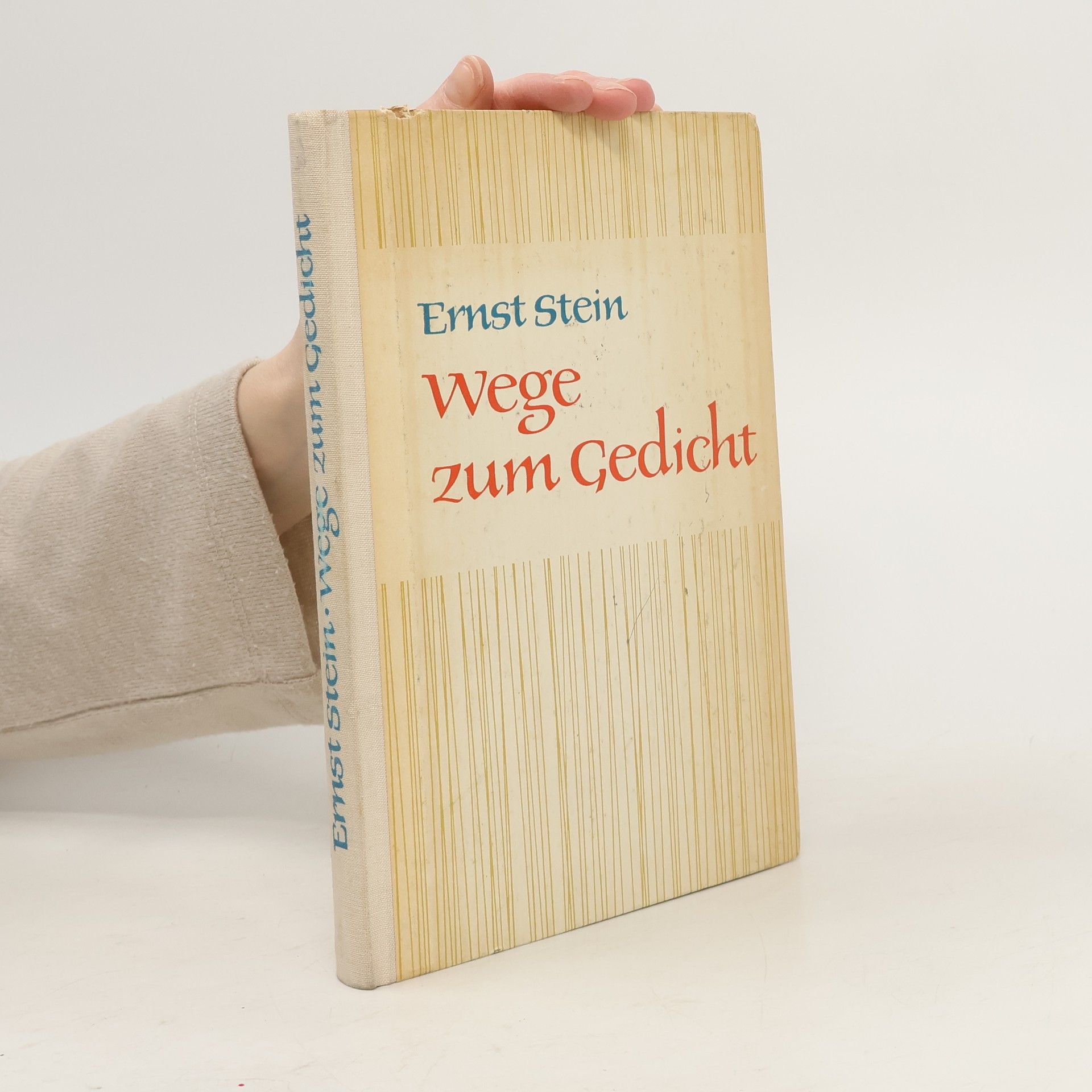 Ernst Stein Wege zum Gedicht