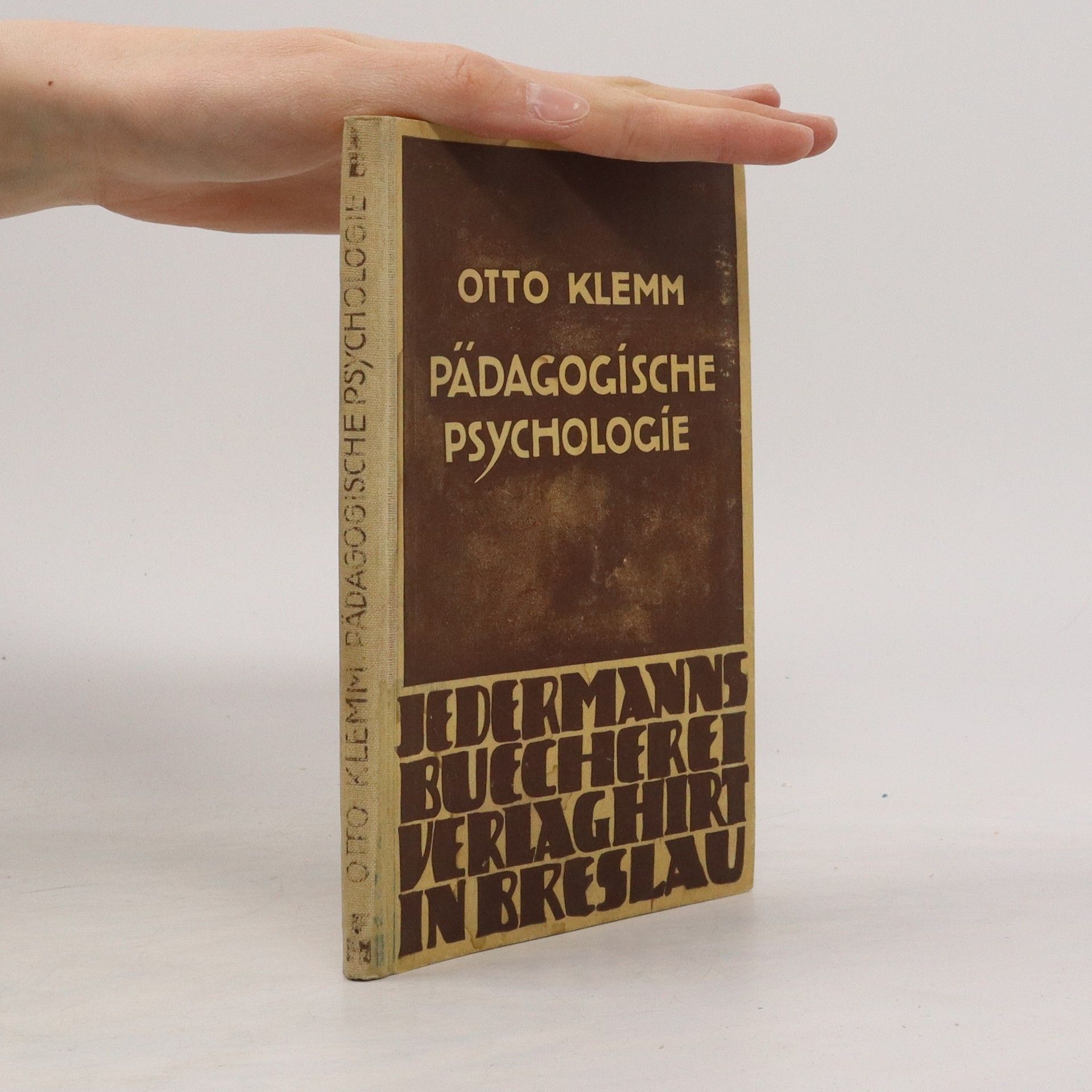 Otto Klemm Pädagogische Psychologie