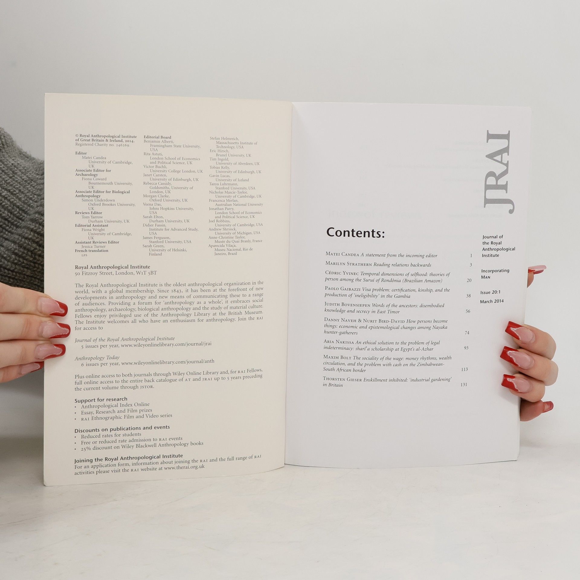 kolektiv Journal of the Royal Anthropological Institute, March 2014