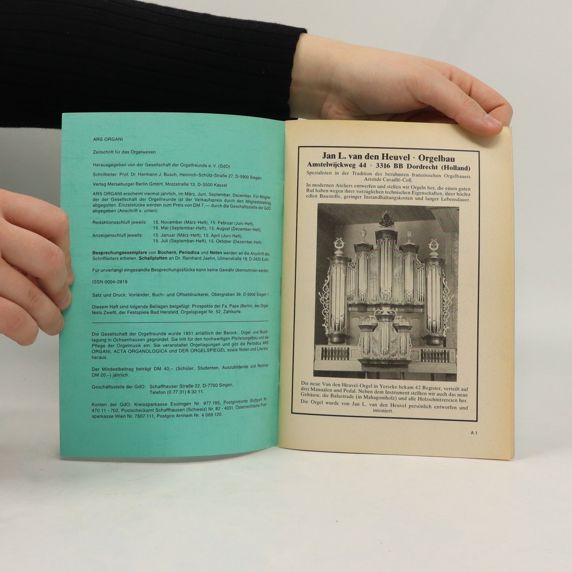 Autorenkollektiv Ars Organi 1-4/1986