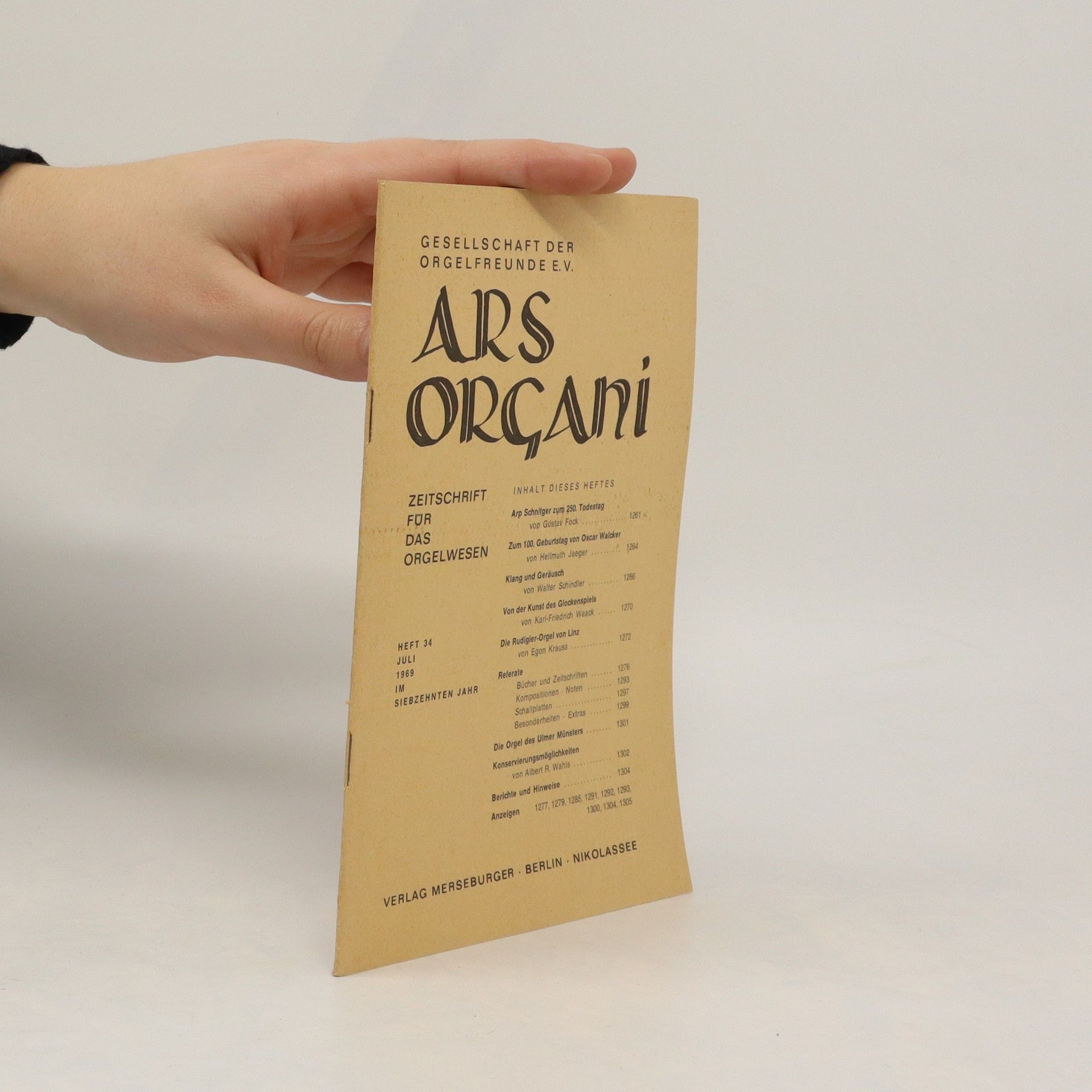 kolektiv Ars Organi 7/1969