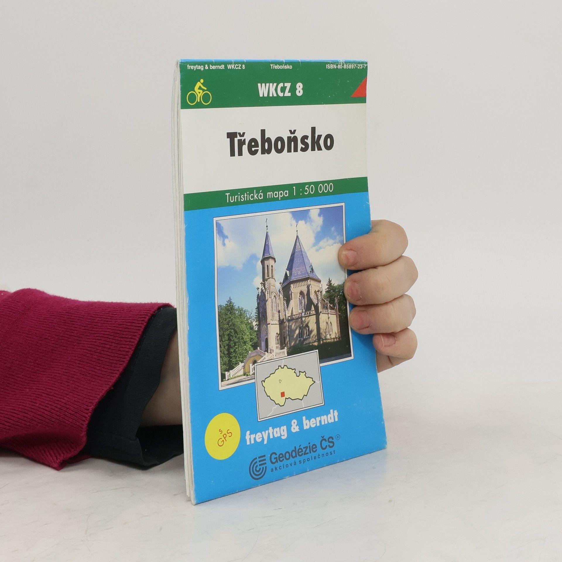 Kolektív autorov Třeboňsko. Turistická mapa 1:50 000 s GPS