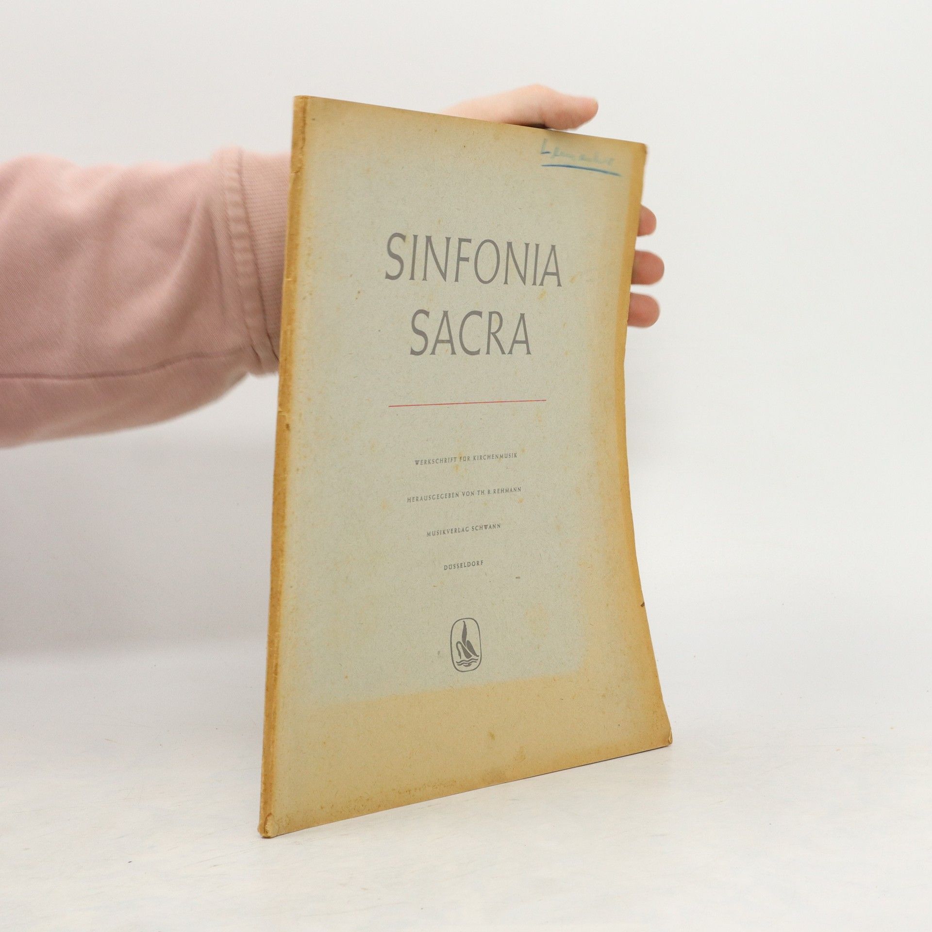 AA.VV. Sinfonia sacra. Werkschrift für Kirchenmusik