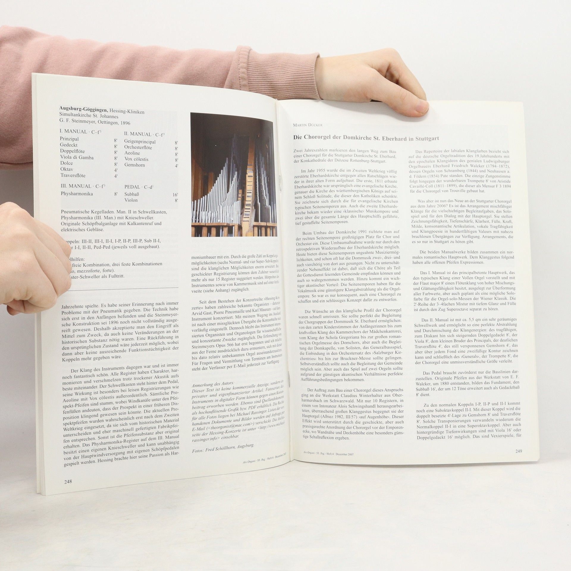 Autorenkollektiv Ars Organi. Heft 4, 12/2007