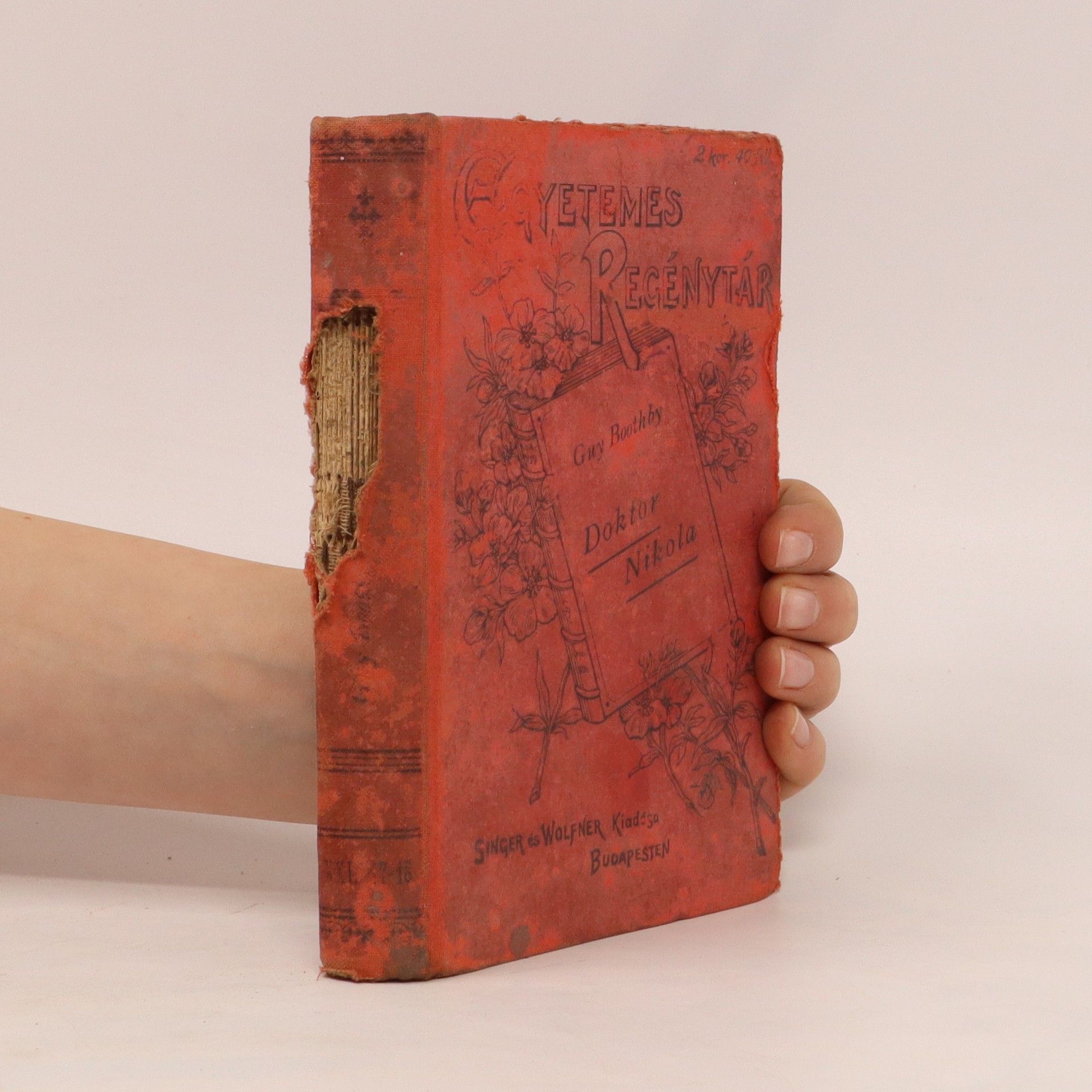 Irta Guy Boothby Egyetemes Regénytár Doktor Nikola