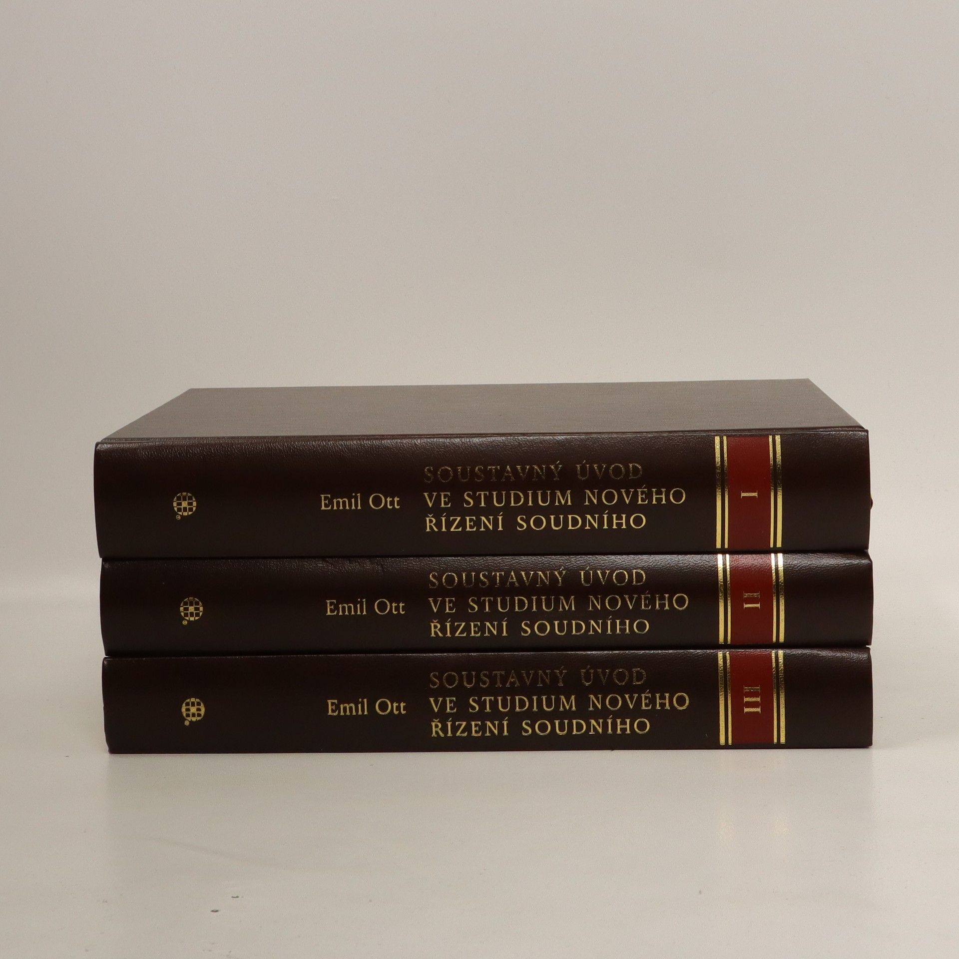Emil Ott Soustavný úvod ve studium nového řízení soudního (I. - III. díl, komplet)