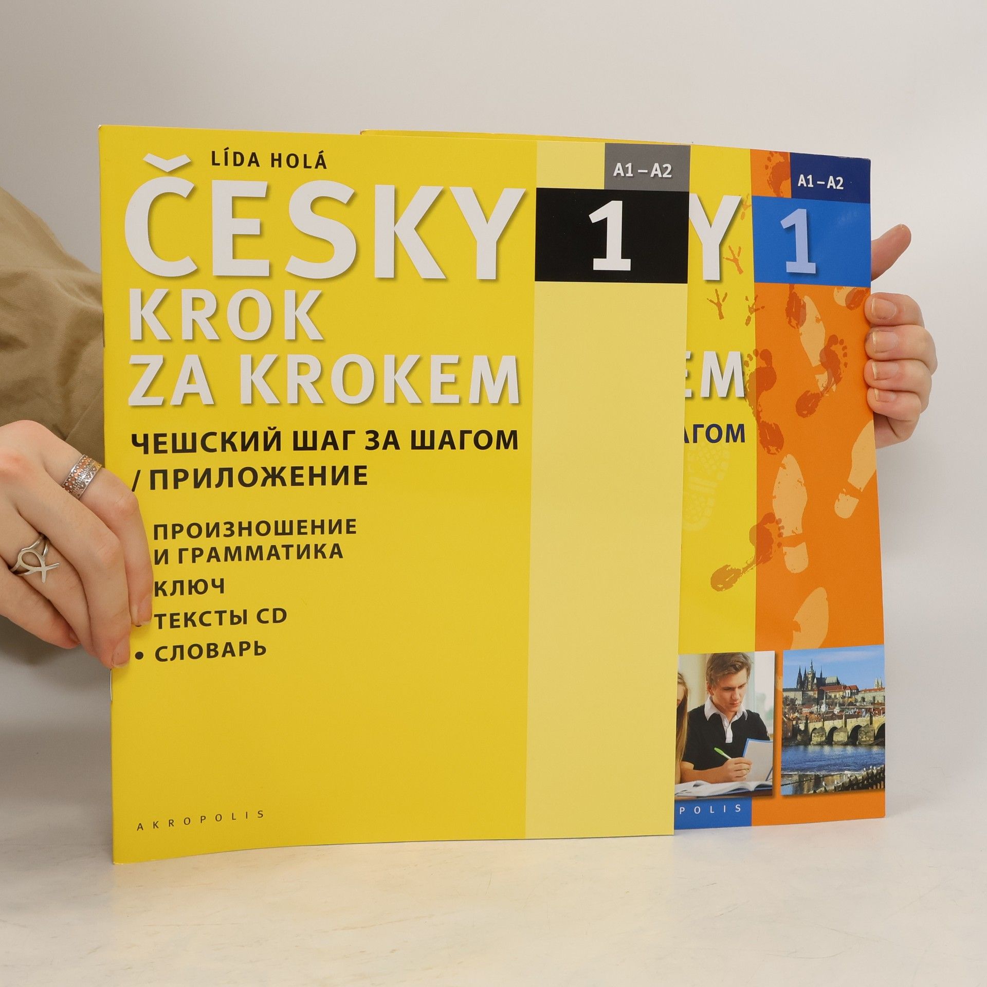 Lída Holá Česky krok za krokem 1. A1-A2 (Učebnice + Příloha)