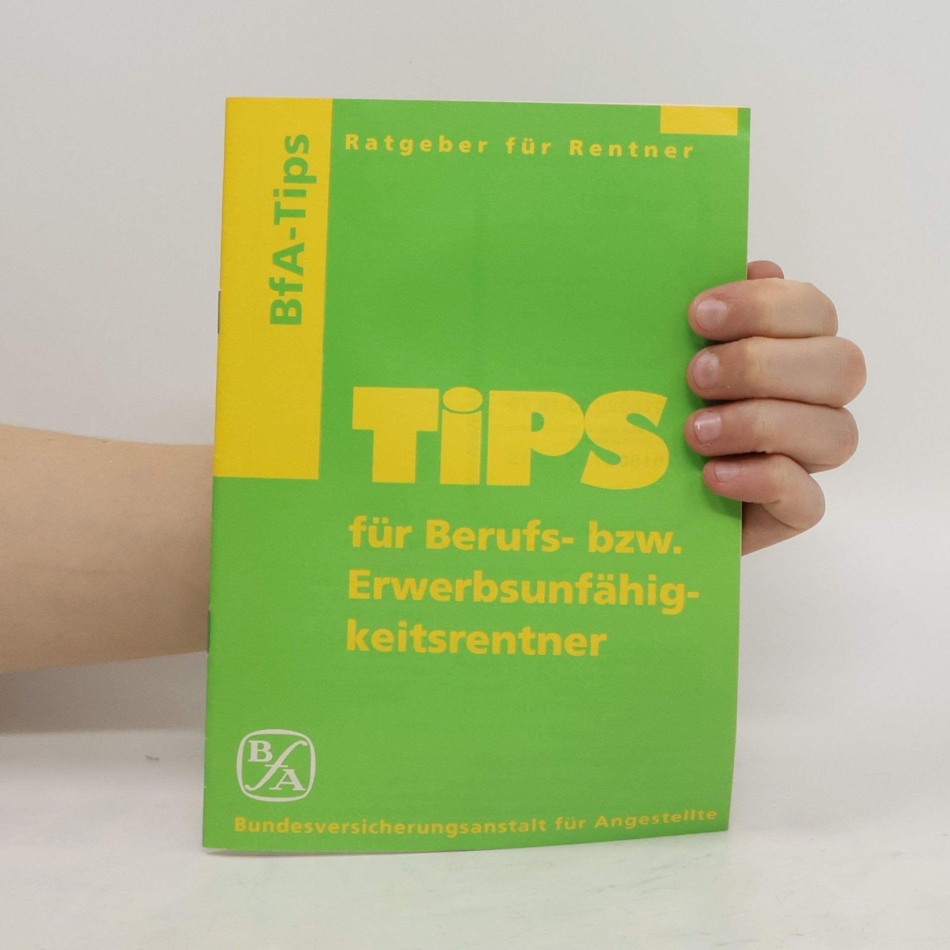 kolektiv Tips für Berufs- bzw. Erwerbsunfähigkeitsrentner