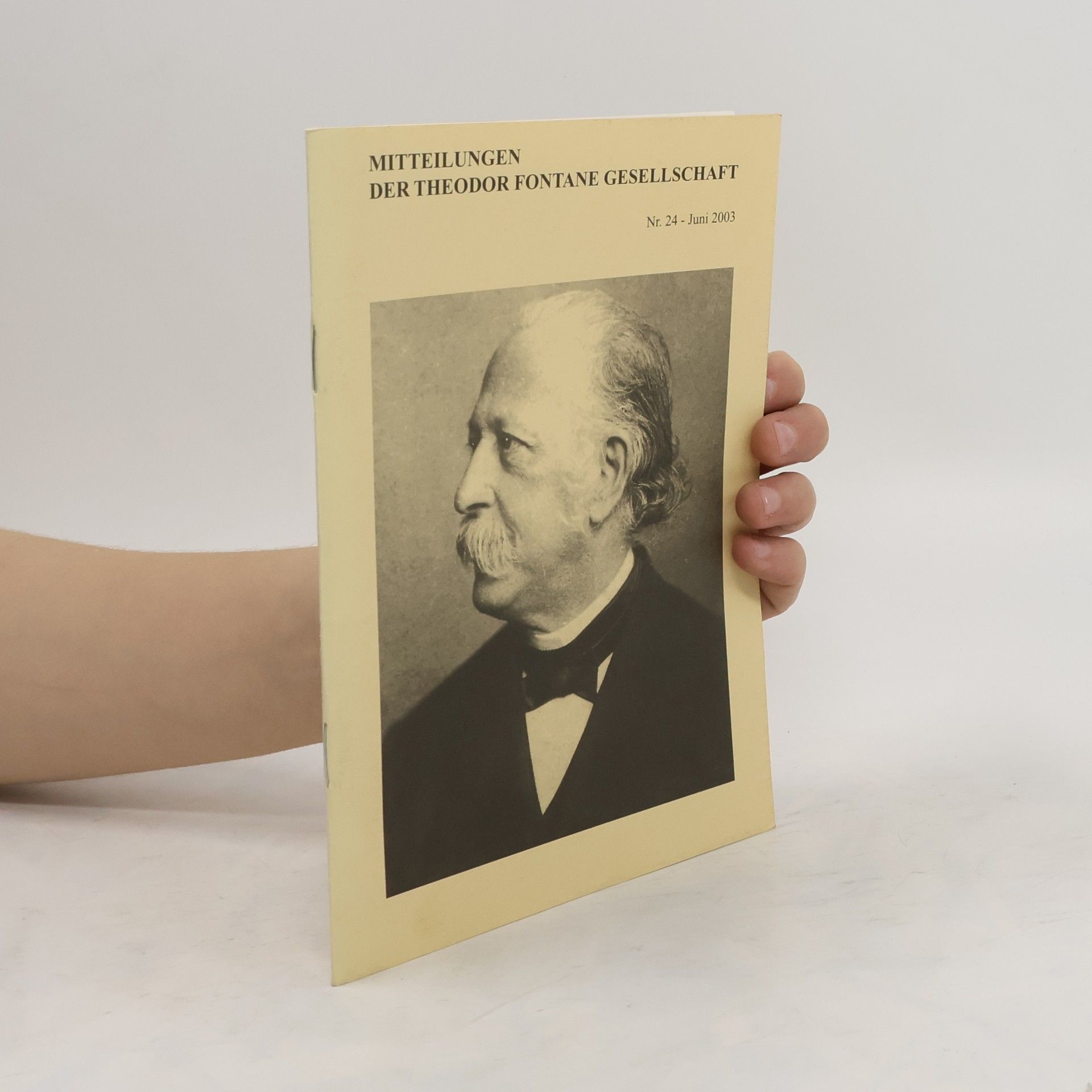 Theodor Fontane Gesellschaft Mitteilungen der Theodor Fontane Gesellschaft