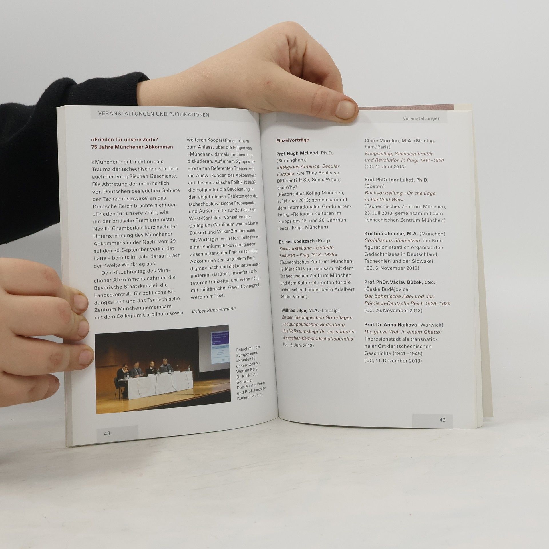 Various authors Collegium Carolinum. Forschungsstelle für die böhmischen Länder. Jahresbericht 2013