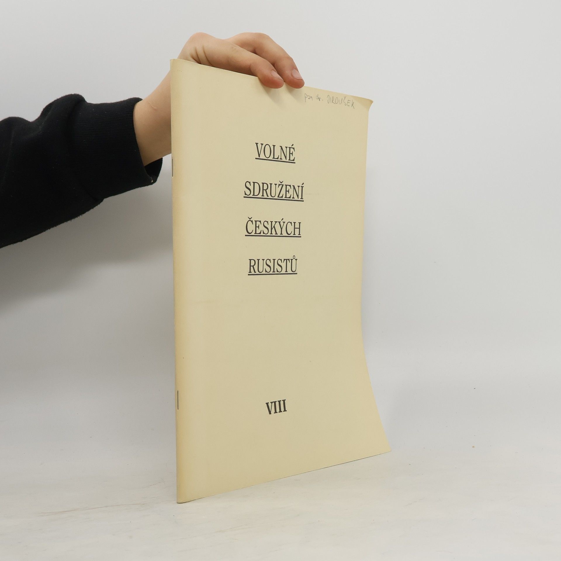 Collectif d'auteurs Volné družení českých rusistů VIII.