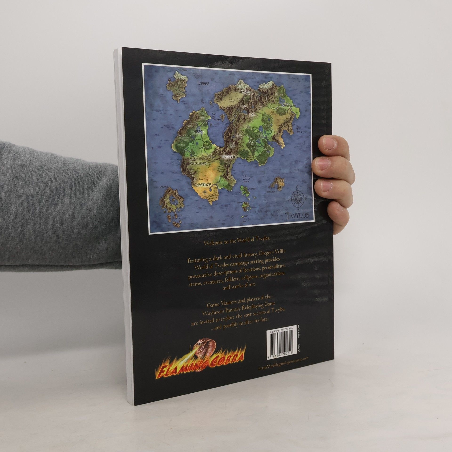 G. Vrill Wayfarers Fantasy Roleplaying Game, The World of Twylos Campaign Setting
