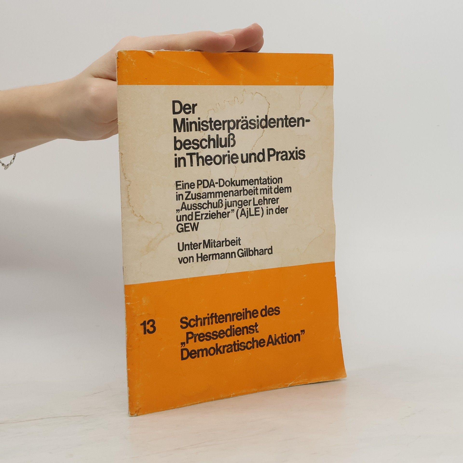 Autorenkollektiv Der Ministerpräsidenten beschluß in Theorie und Praxis
