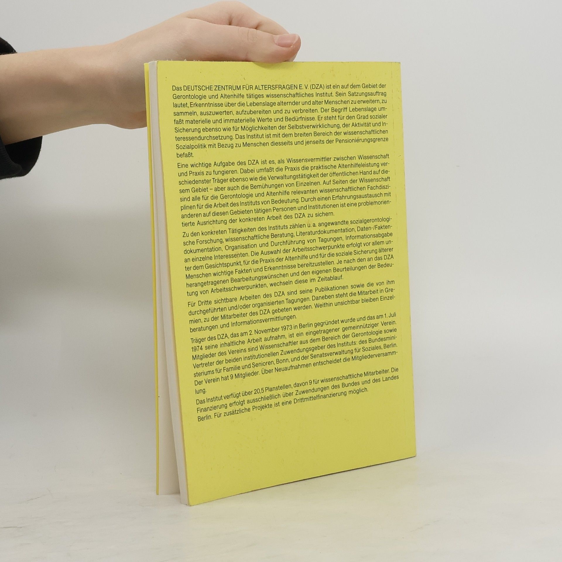 kolektiv Verzeichnis der Publikationen mit Inhaltsangaben stand: April 1994