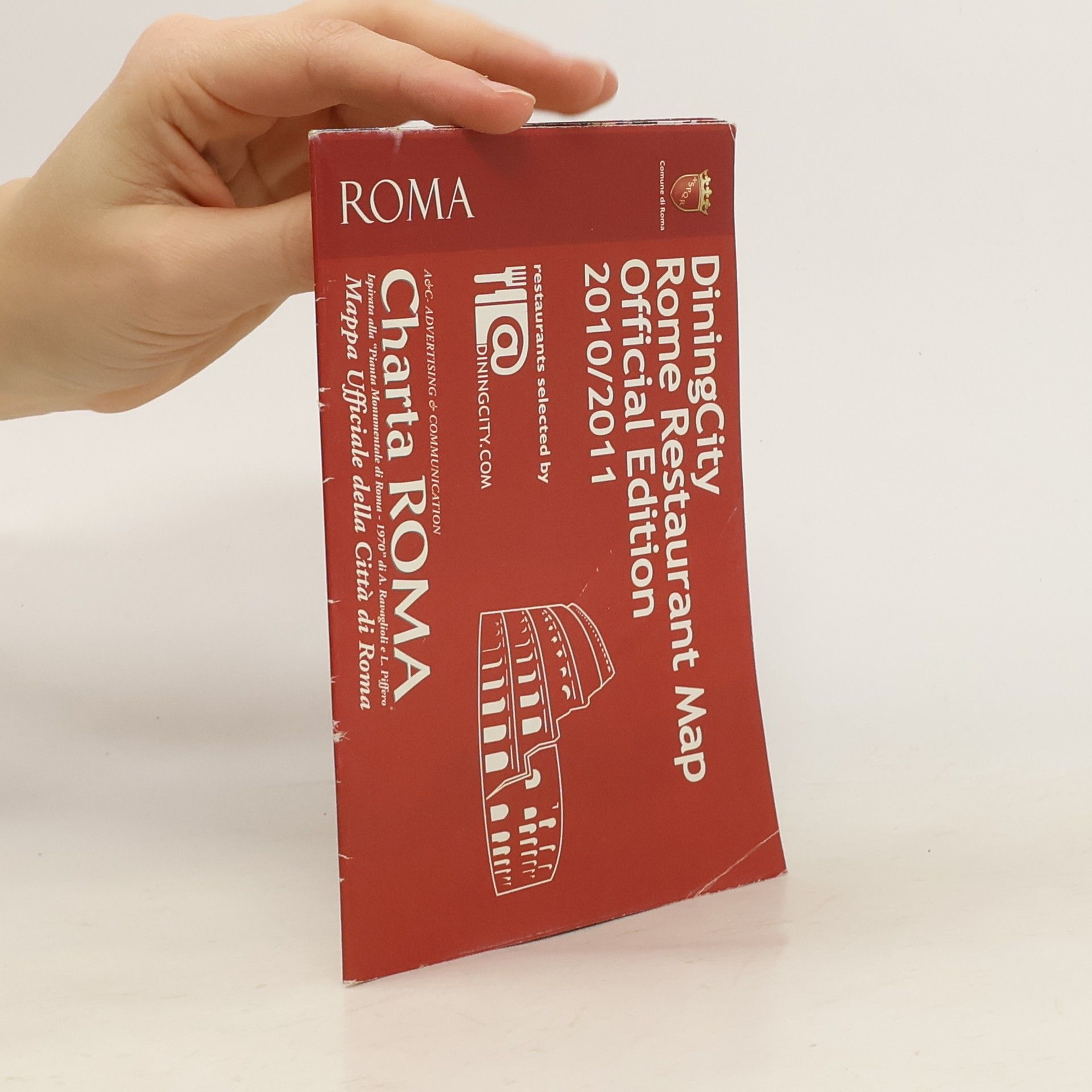 Kolektív autorov DiningCity Rome Restaurant Map Official Edition 2010/2011