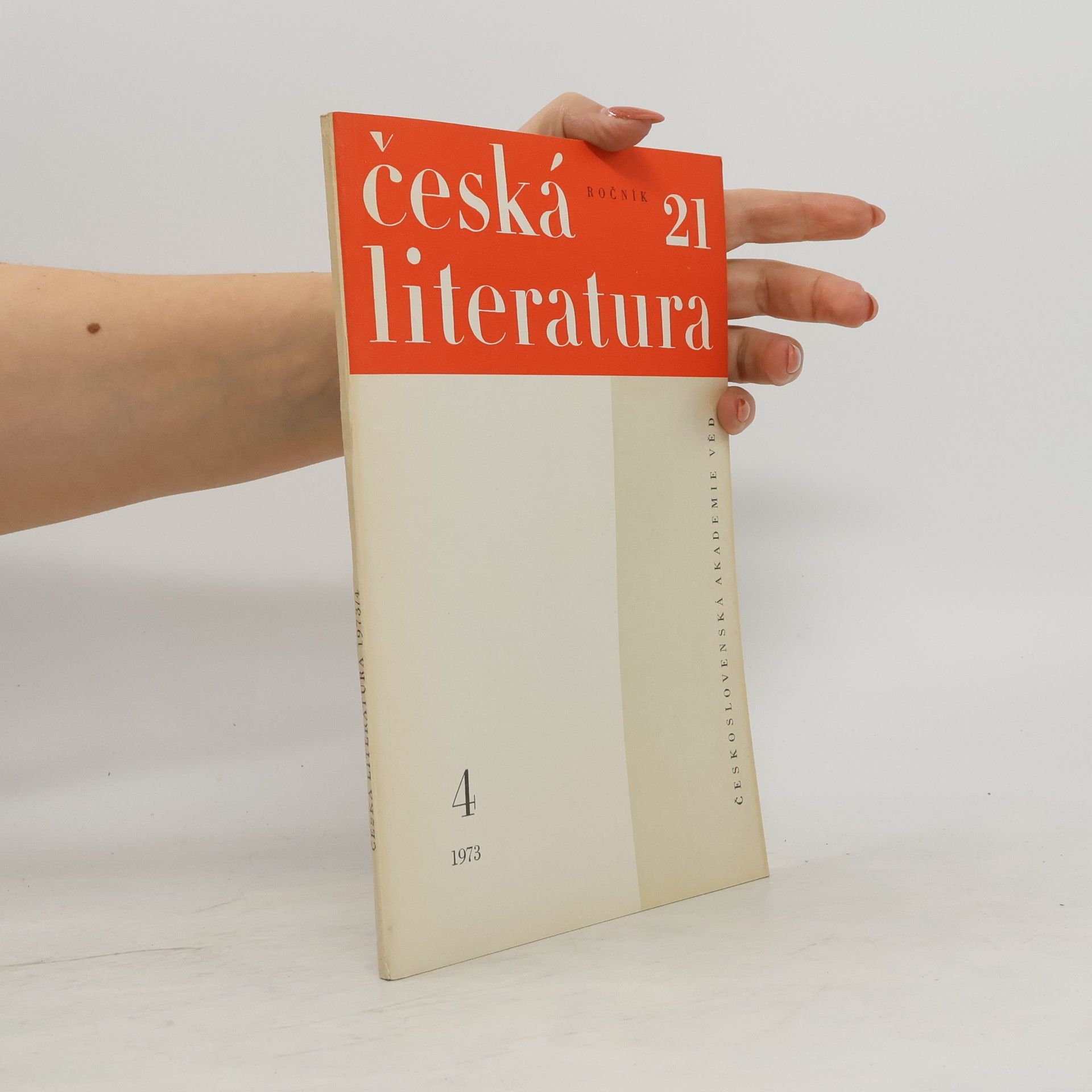 Autorenkollektiv Česká literatura 3/1973