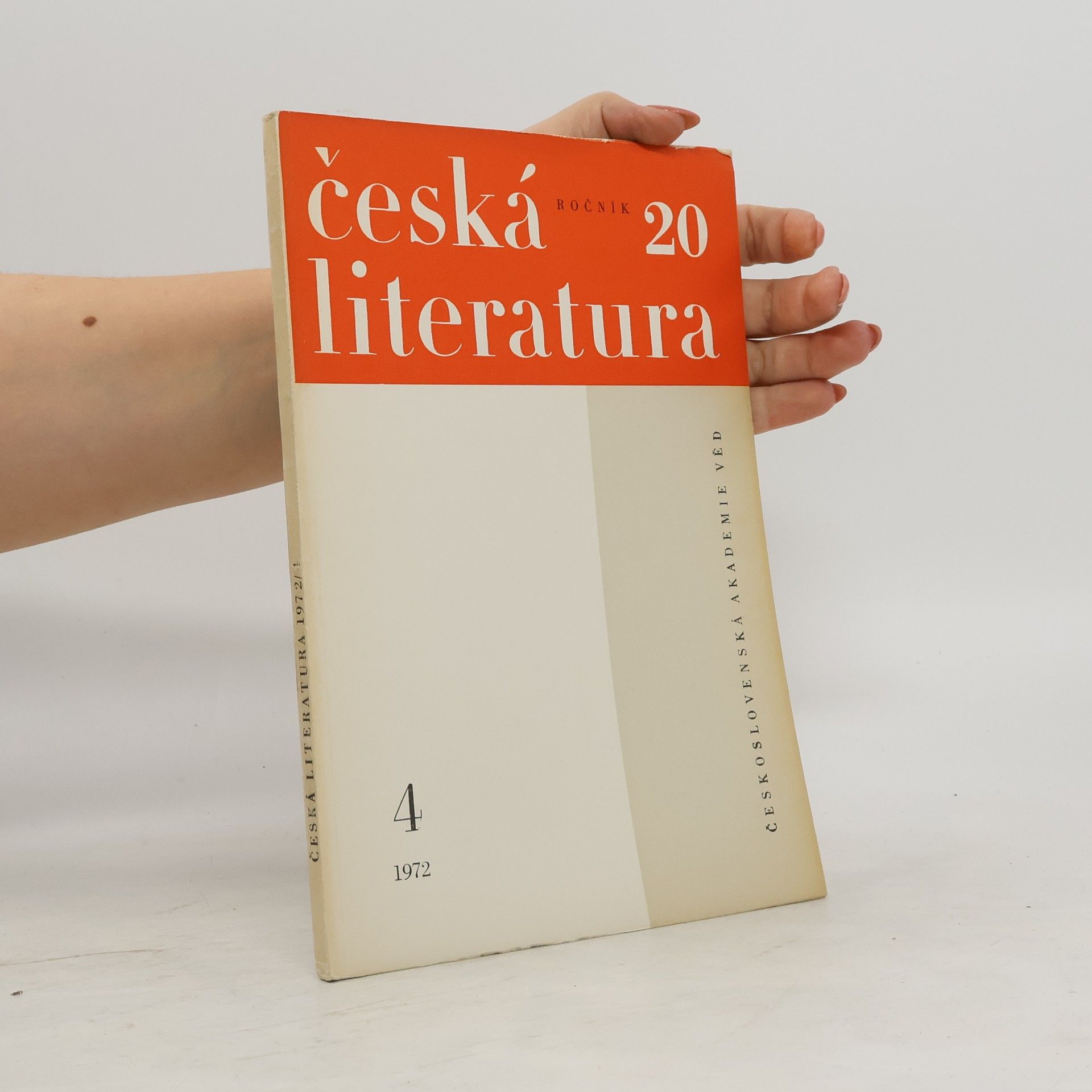 Various authors Česká literatura 4. Ročník 20