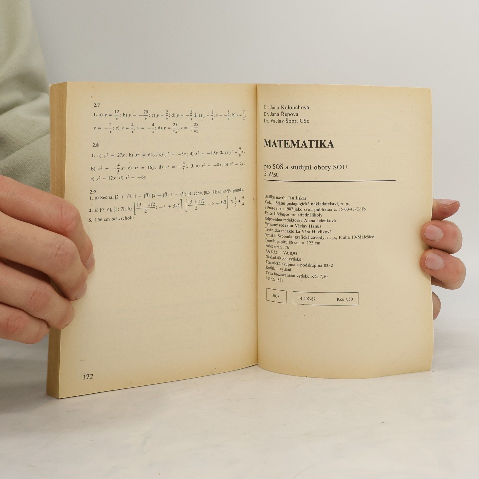 Collectif d'auteurs Matematika 5.část