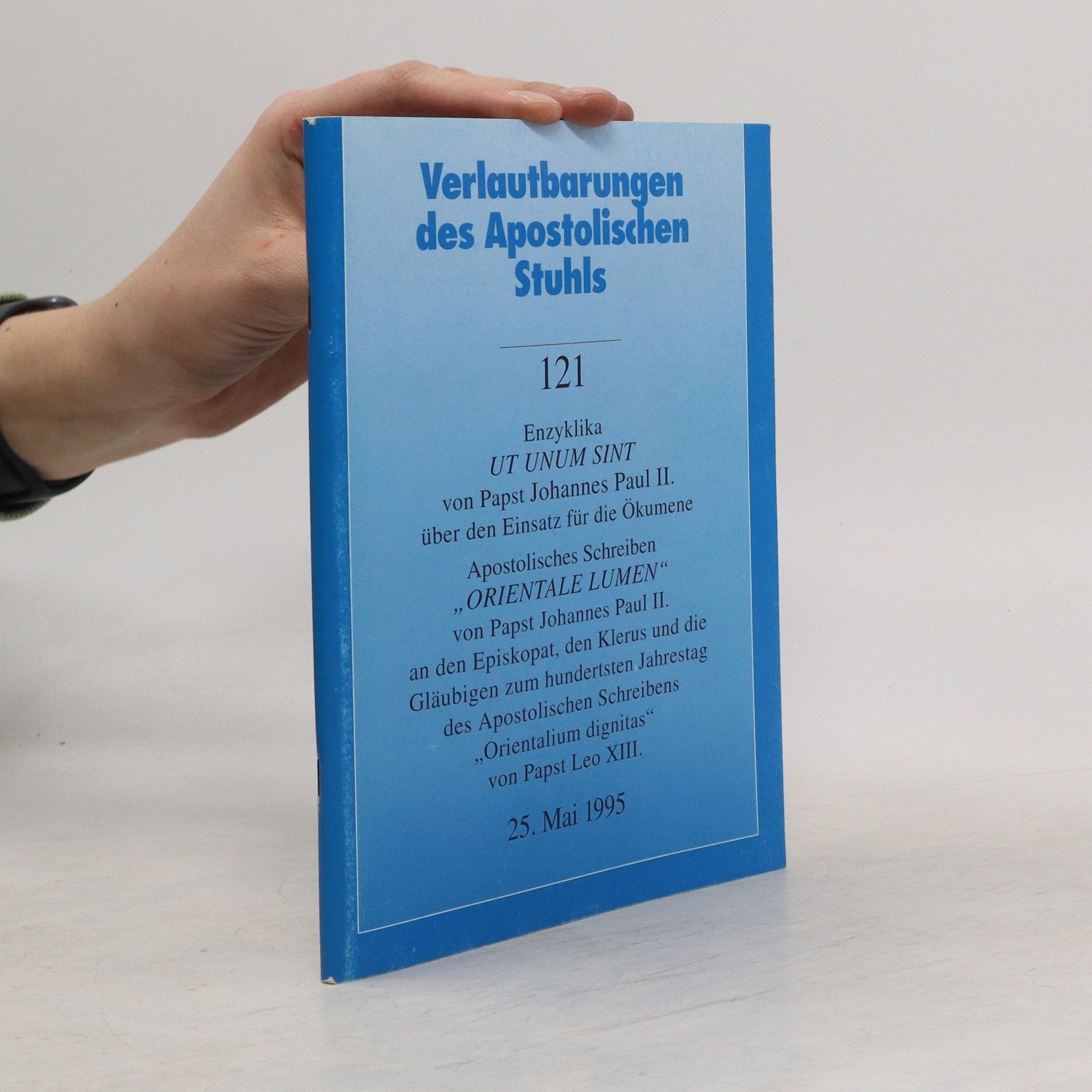 Autorenkollektiv Verlautbarungen des Apostolischen Stuhls 121