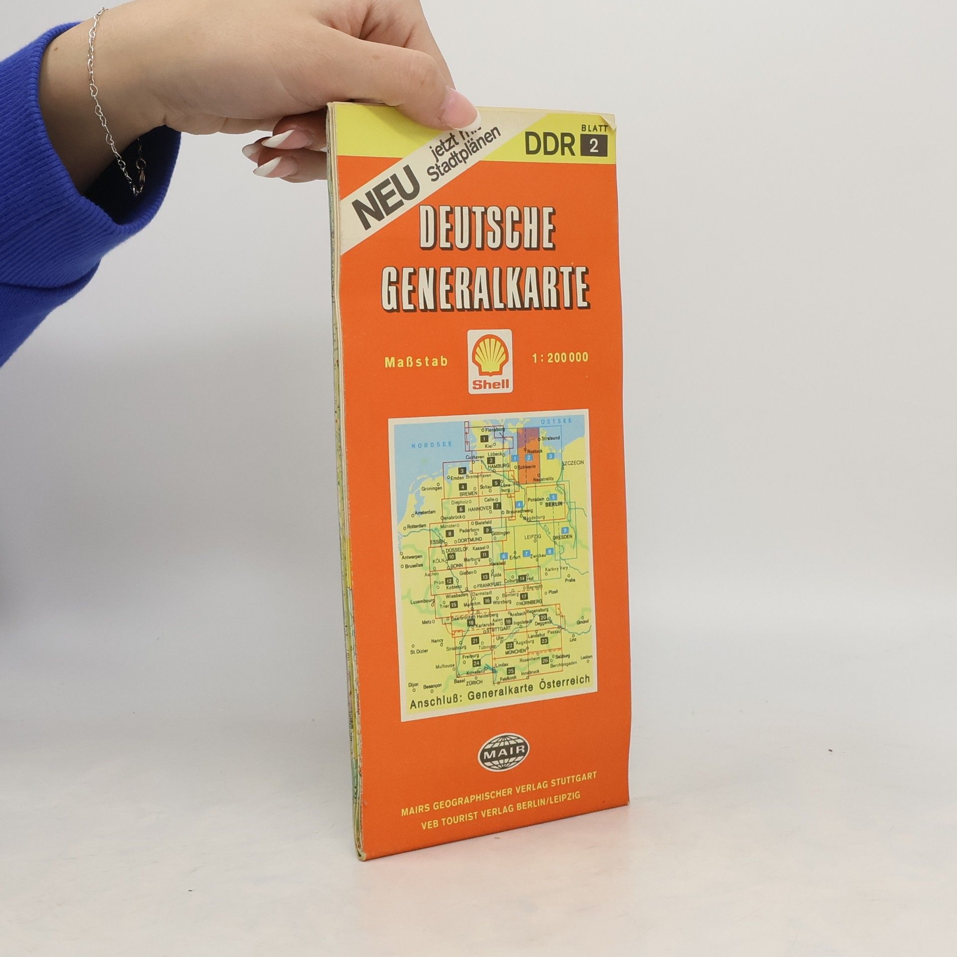 Autorenkollektiv Deutsche Generalkarte 1:200 000