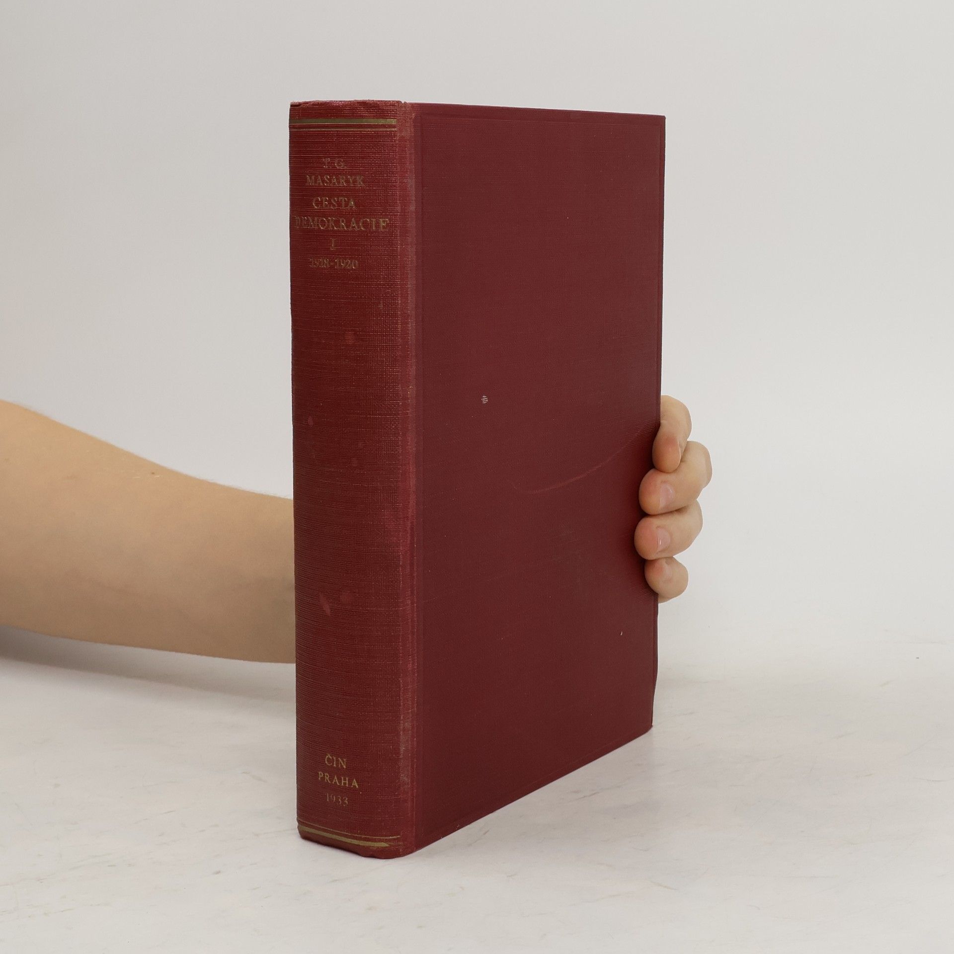 Tomáš Garrigue Masaryk Cesta demokracie: 1918-1920. Svazek první