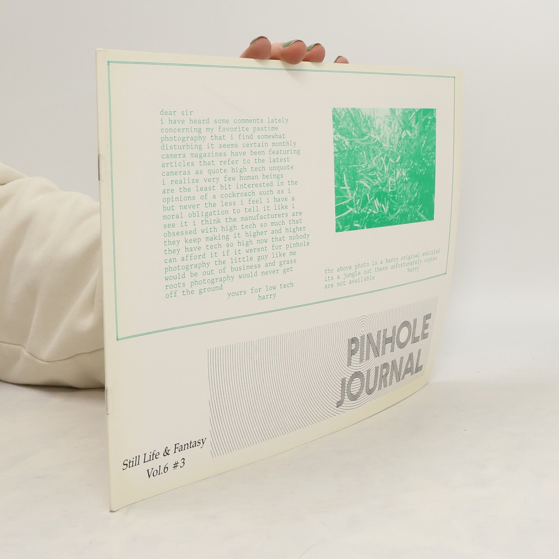 AA.VV. Pinhole Journal 6#3. Still Life & Fantasy