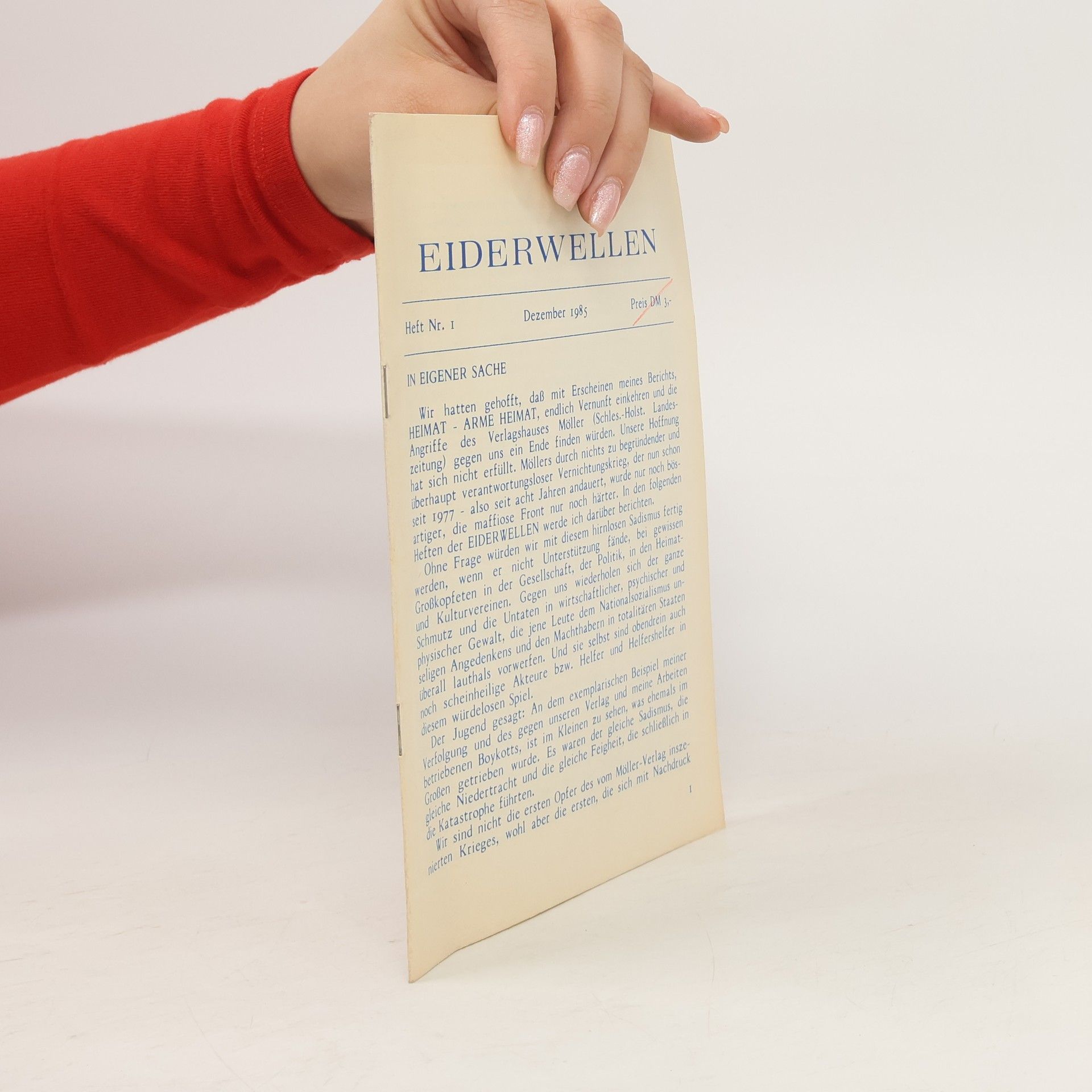 Autorenkollektiv Eiderwellen. Heft Nr. 1